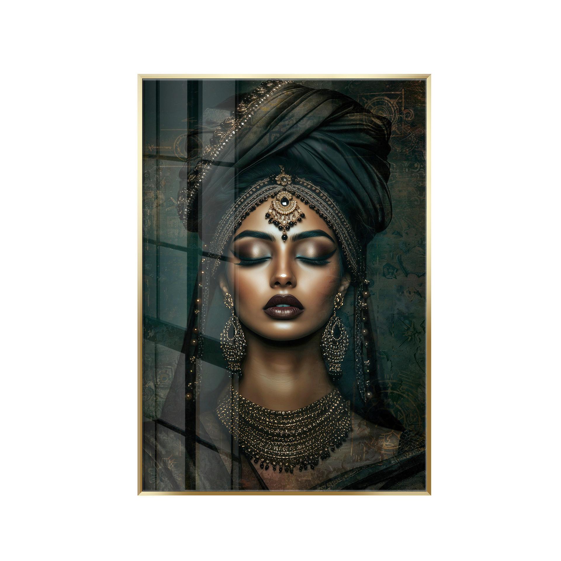 Glasbild Multicolor ca. 80x120cm - Multicolor, Basics, Glas/Holz (80/120cm)