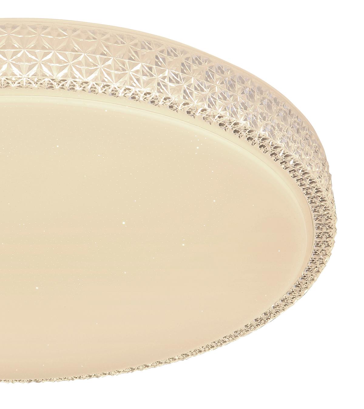 LED-DECKENLEUCHTE 41749-40 OVI - Klar/Weiss, Konventionell, Kunststoff/Metall (60/11cm) - Globo