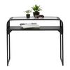 KONSOL FLORENZ -EXKLUSIV- - svart, Modern, metall/trämaterial (90/75/35cm) - Mömax