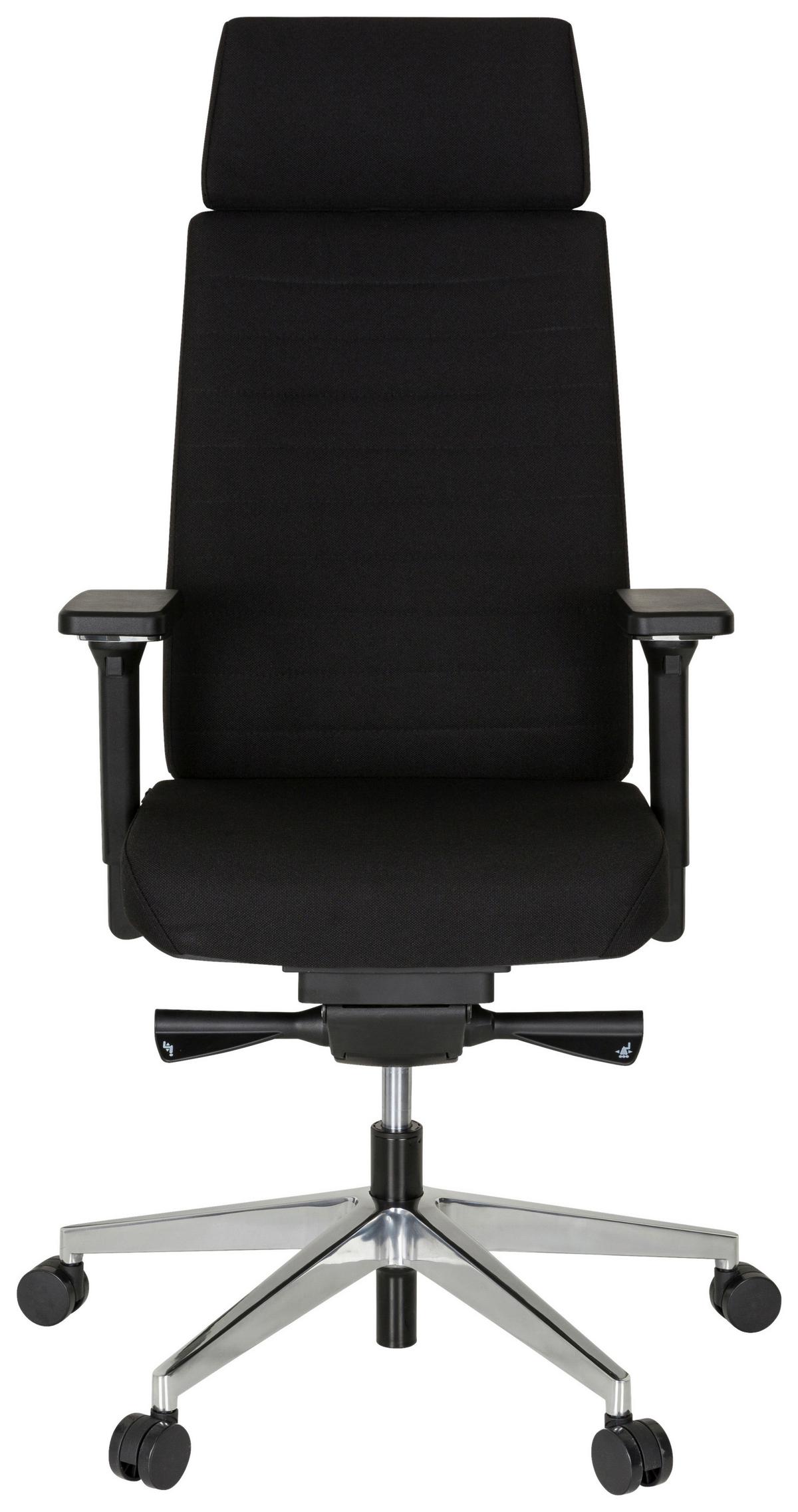 Pisarniški Stol Move-tec Pro 3d, Črna - črna/barve aluminija, Moderno, kovina/umetna masa (71/137/62cm) - MID.YOU