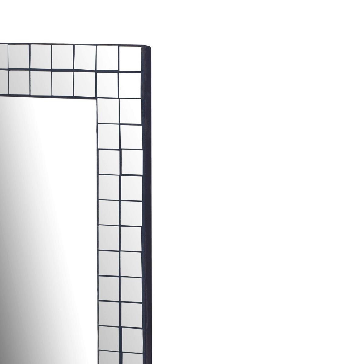 Wandspiegel Wl7.474 - Schwarz, Design, Glas/Holzwerkstoff (60/90/2cm) - Livetastic