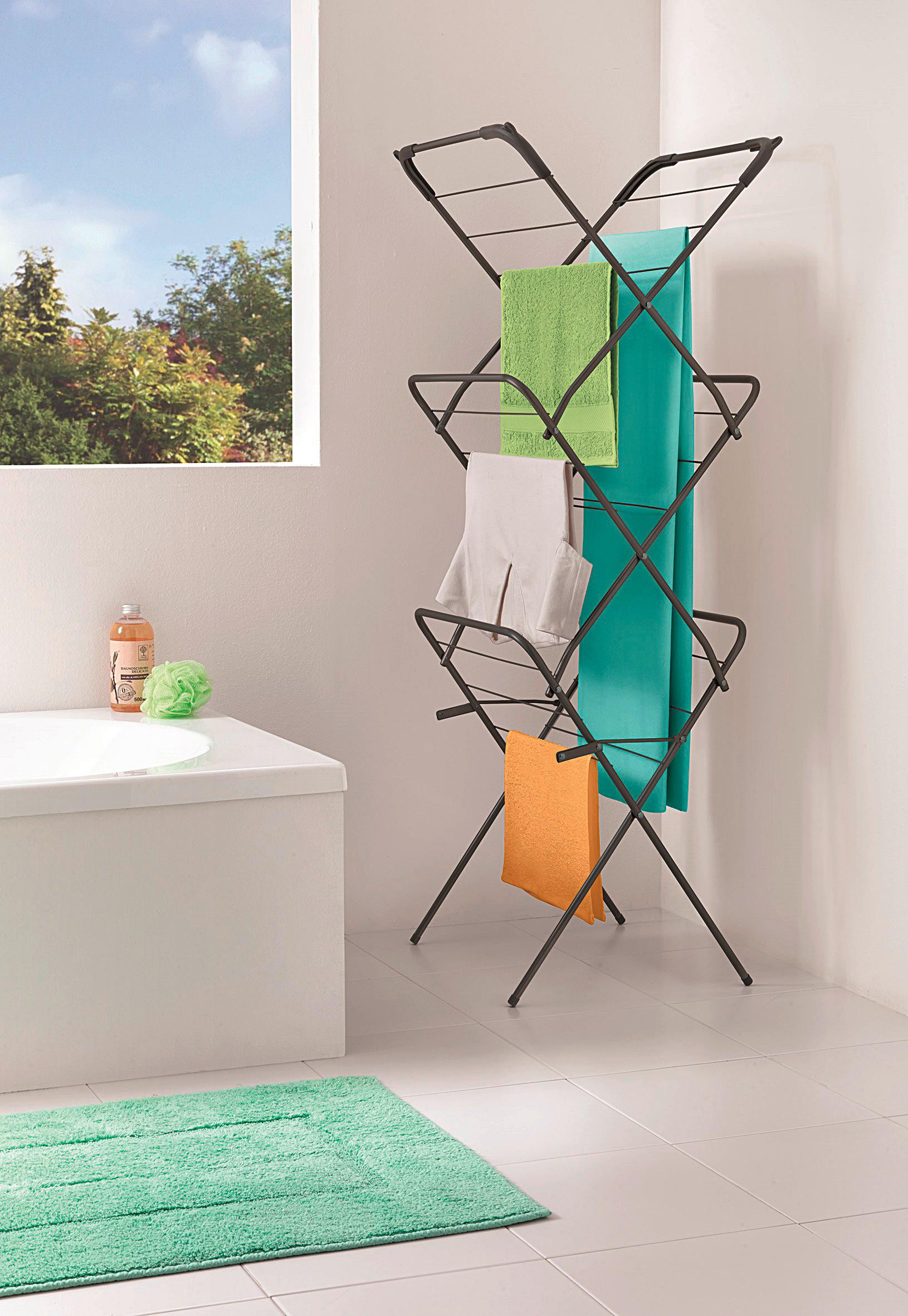 Ruhaszárító Torony Concerto Slim - fém (48/47/129cm) - Metaltex
