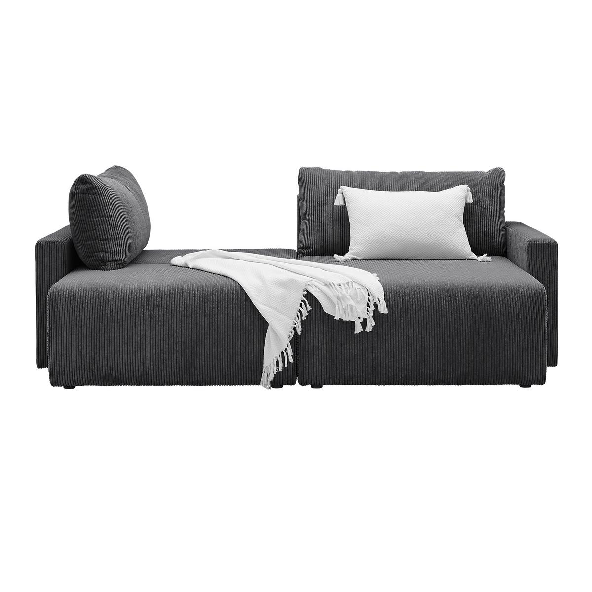 Coltar DIOS - antracit, Modern, lemn/metal (228/91/146cm) - Best Price