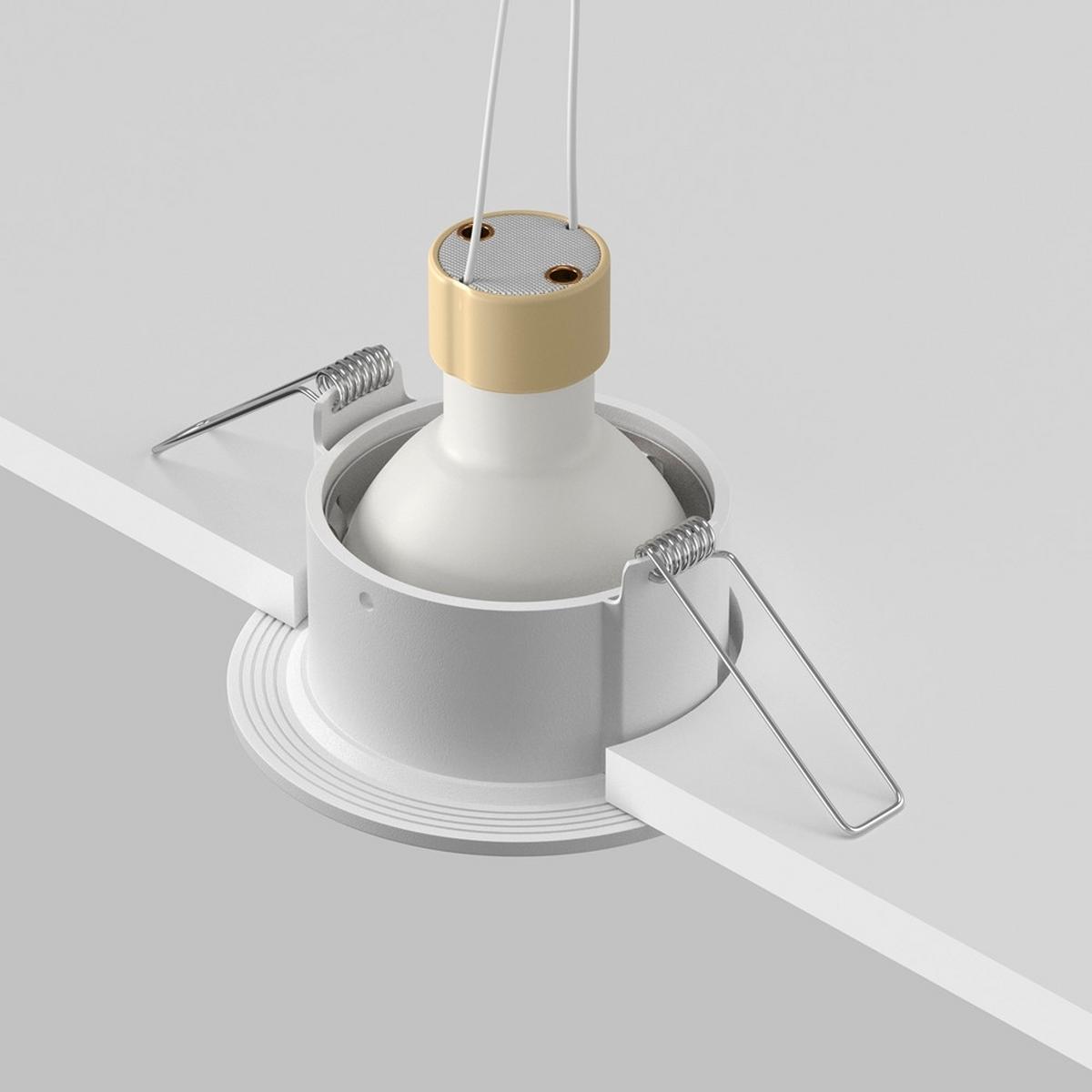 DECKENLEUCHTE SLIM - Weiss, Modern, Metall (8,5/4cm) - MAYTONI