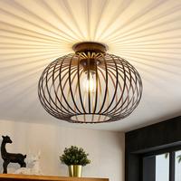 LAMPA SUFITOWA FILTON - brązowy, Konventionell, metal (40/25,6cm) - Novel