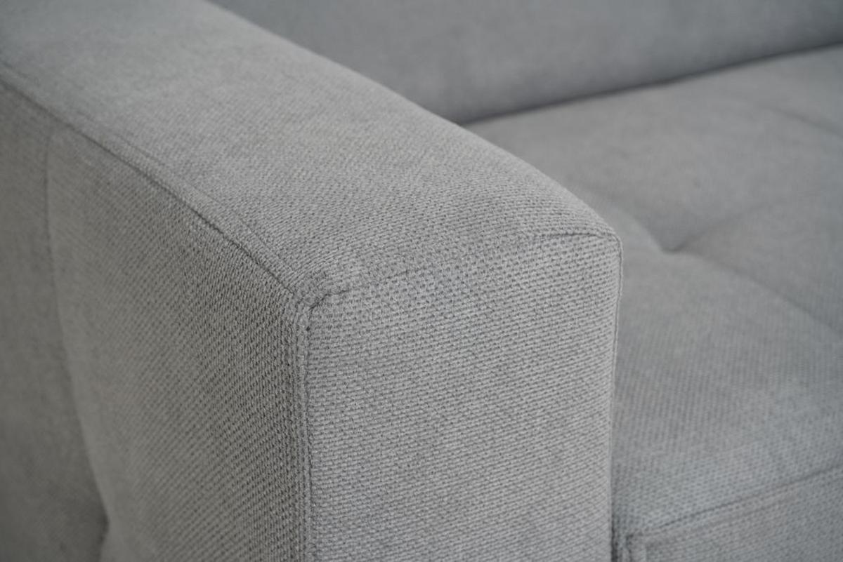 Kutna Garnitura Marco - siva/crna, Konvencionalno, drvni materijal/drvo (238/78-94/170cm) - Modern Living