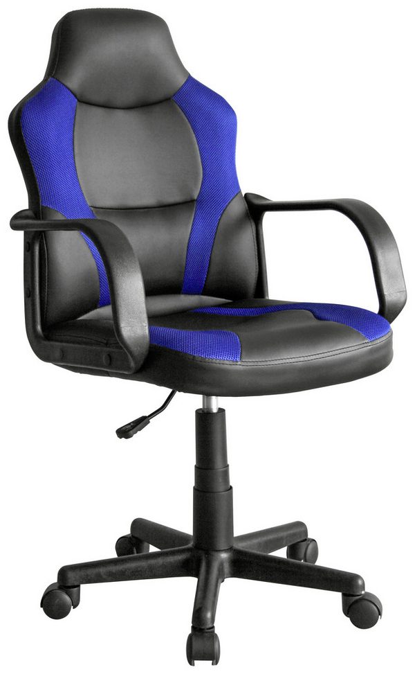 Drehstuhl in Schwarz und Blau online bestellen