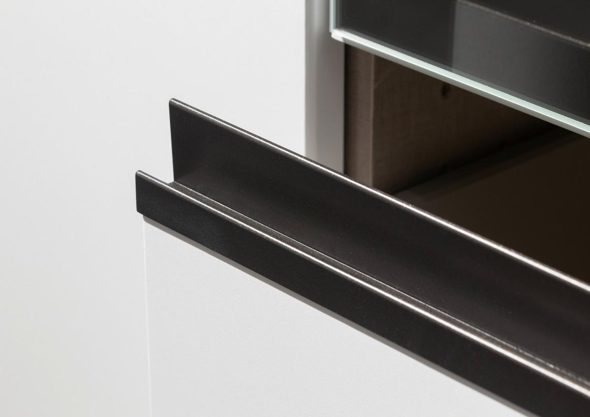 Drehtürenschrank COSTA ca.91x197x54cm Schwarz - Grau, MODERN, Holzwerkstoff (91/197/54cm) - Rauch Möbel