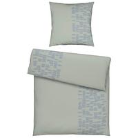 Bettwäsche Brush Strokes Grau ca. 135x200cm - Grau, Textil (135/200cm) - Modern Living