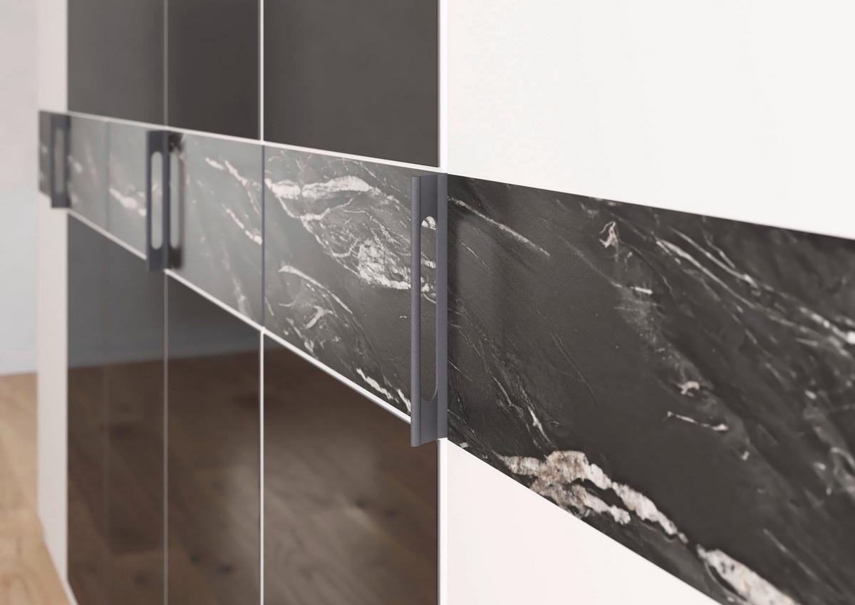 Drehtürenschrank Versity Weiß - Weiß, KONVENTIONELL, Holzwerkstoff/Metall (270/229/54cm) - Premium Living