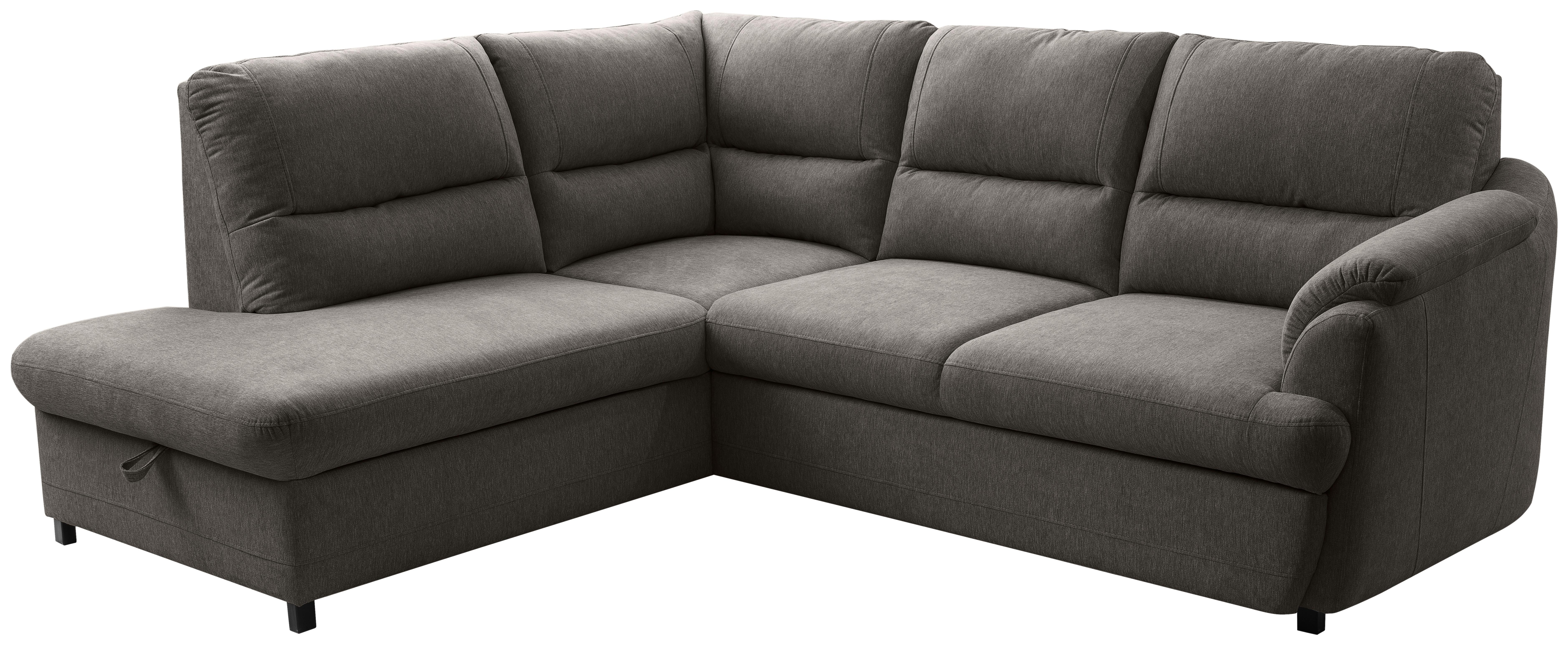 Kutna Garnitura Gusto - smeđa/crna, Basics, tekstil/drvo (200/240cm) - Modern Living