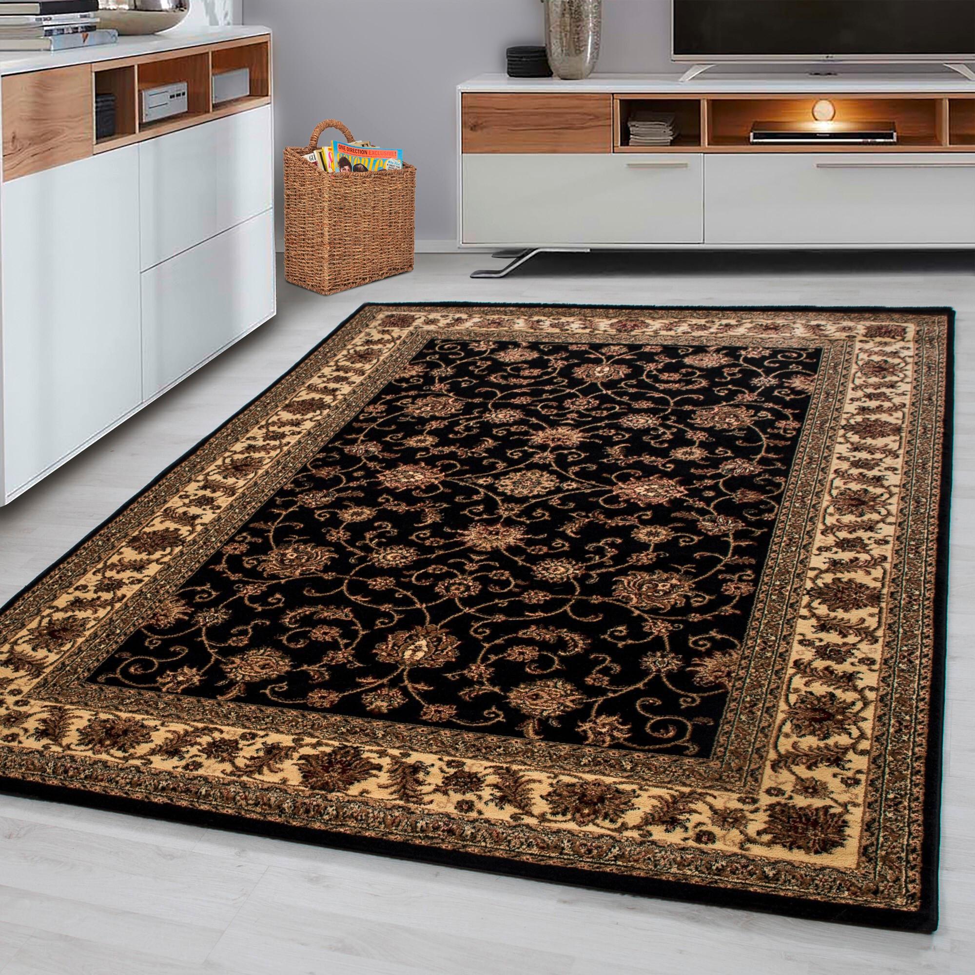 Tkana Preproga Marrakesh, Črna, 300x400cm - črna, Konvencionalno, tekstil (300/400cm)