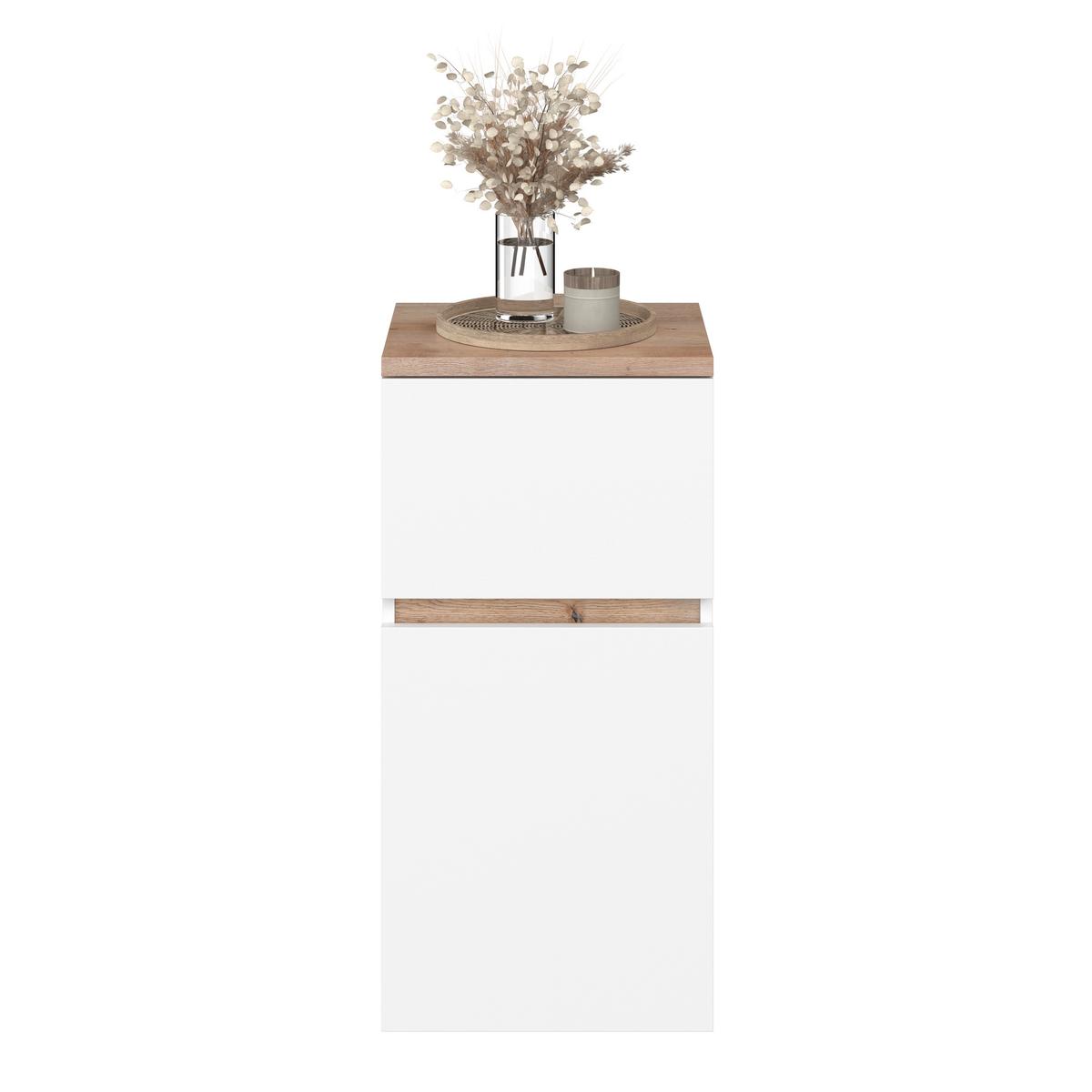 Dulap inferior Marbella - alb, Modern, material pe bază de lemn (40/81,2/35cm)