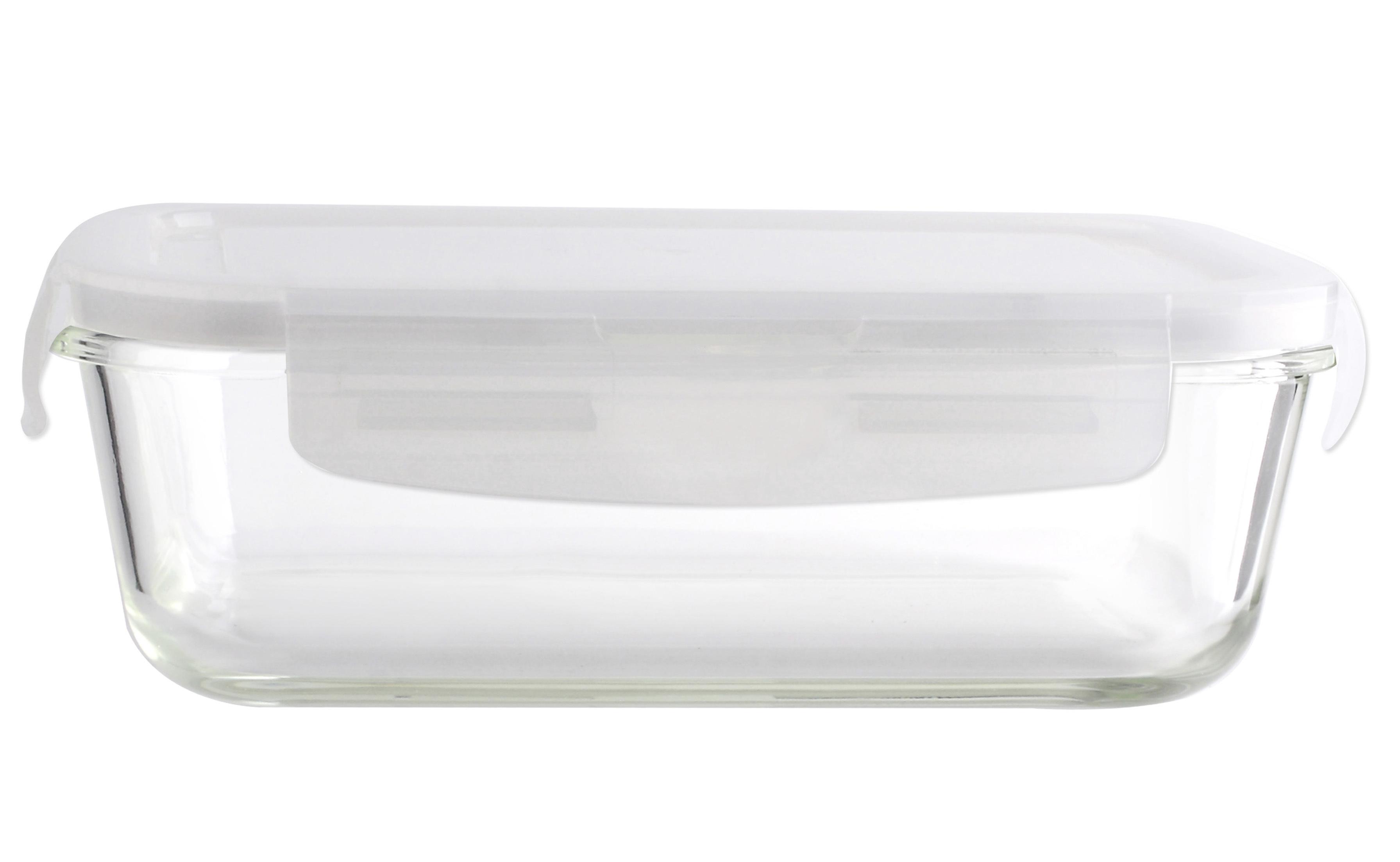 MATBEHÅLLARE FRESH - 2,05L - klar, glas/plast (25,8/21,1/9,5cm) - Mömax
