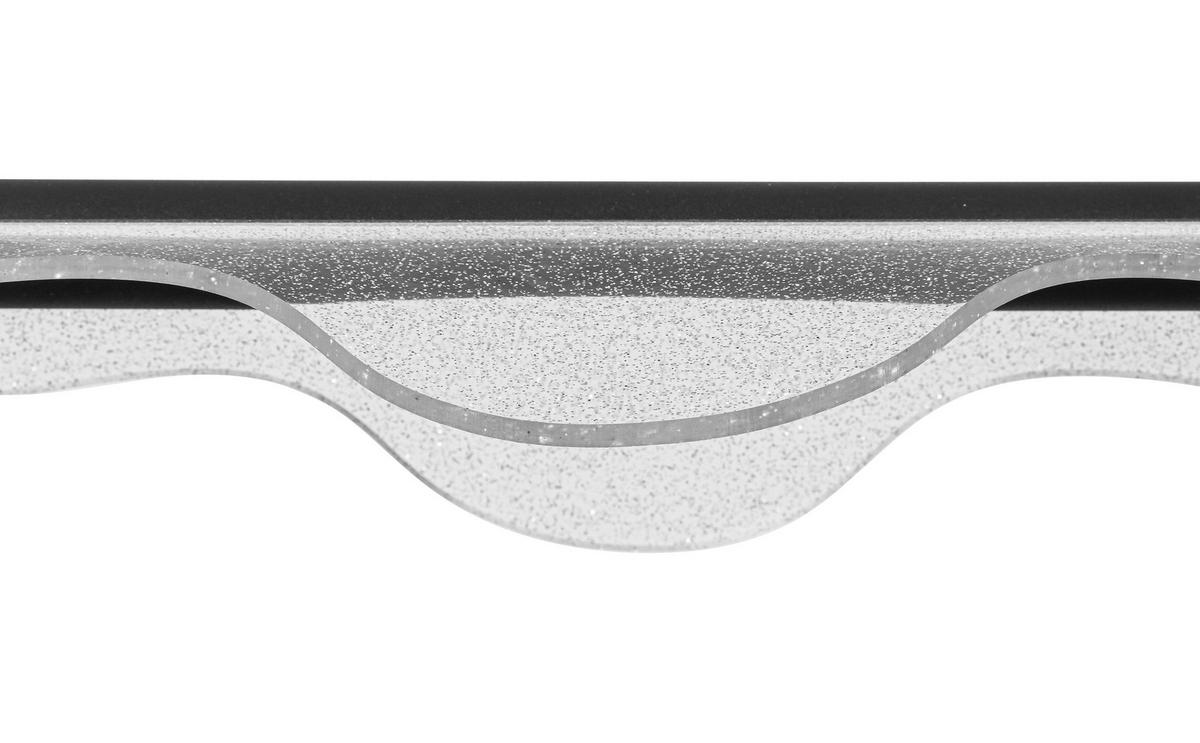 LED-Hängeleuchte Neu Schwarz max. 24 Watt - Transparent/Schwarz, MODERN, Kunststoff/Metall (60/28/120cm) - Modern Living