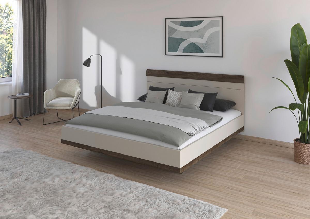 Krevet Sajo - boje šampanjca, Trend, drvni materijal (180/200cm) - Premium Living