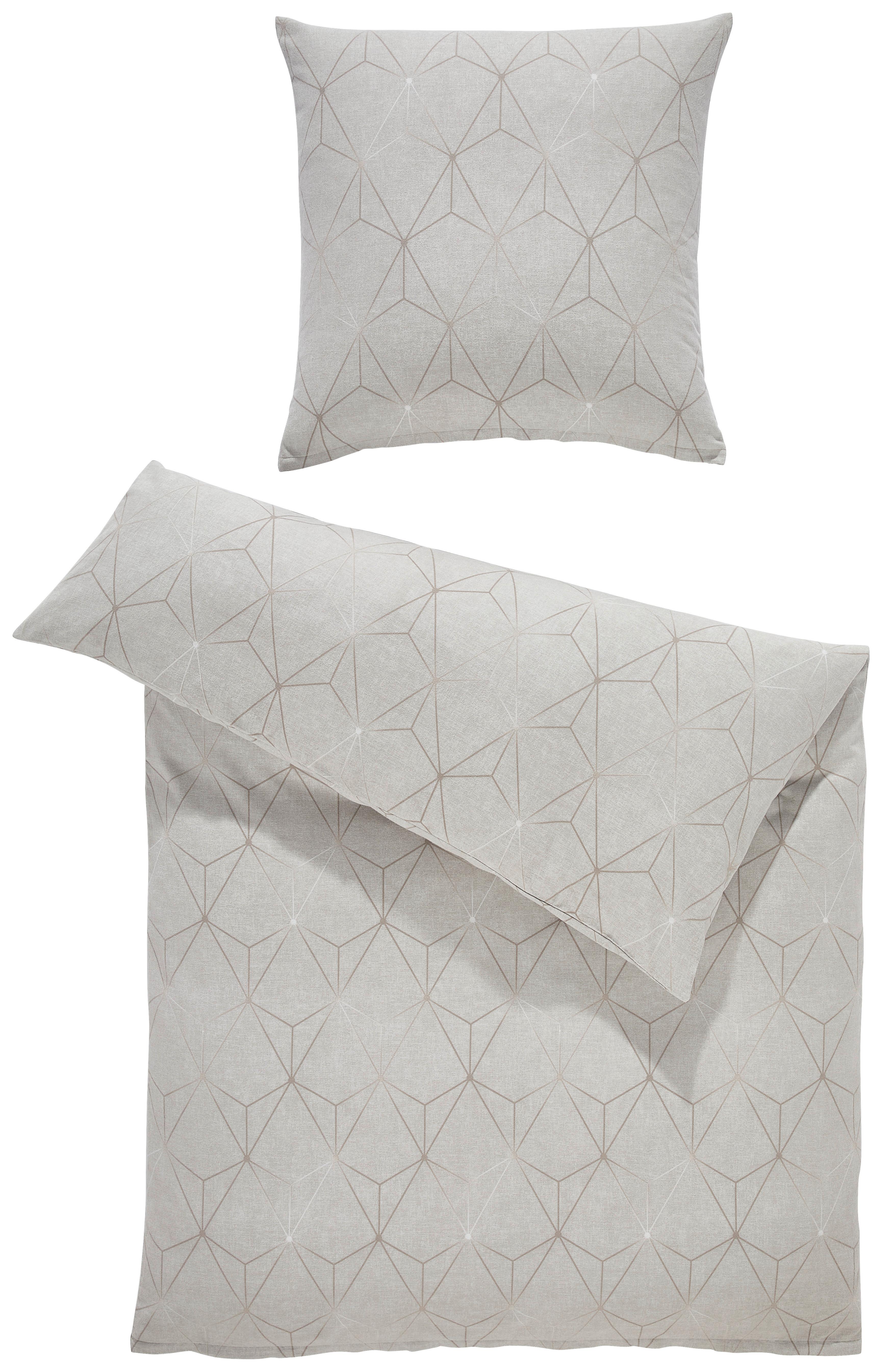 POŚCIEL CUNEO - brązowy, Design, tkanina (135/200cm) - Estella