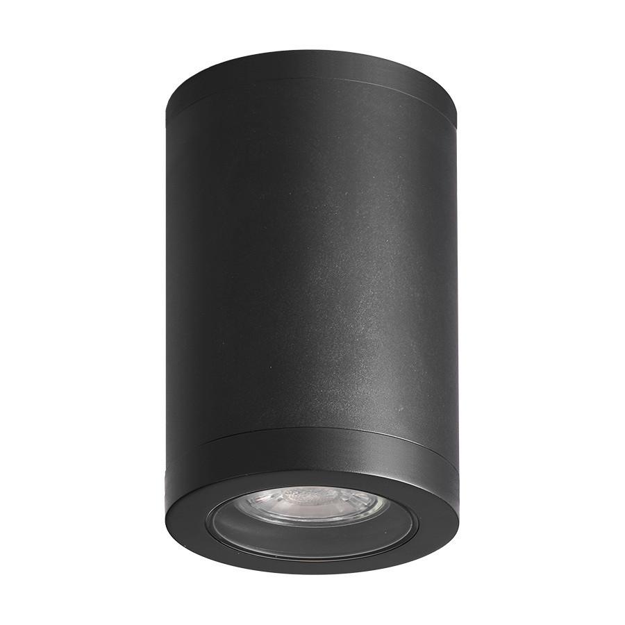 Kültéri Mennyezeti Lámpa Mopti Gu10 - fekete, műanyag (14/9/9cm)