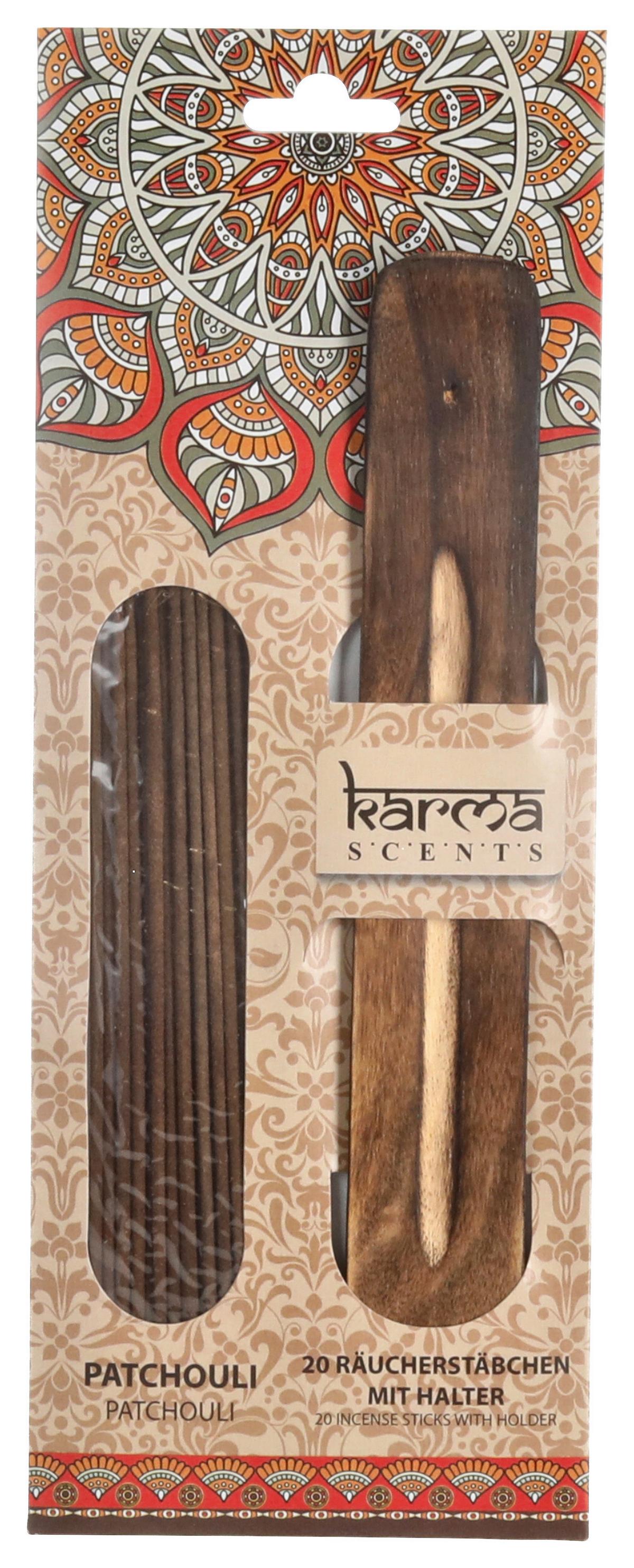Räucherstäbchen Karma diverse Düfte - Basics, Holz (11,5/30/0,5cm)