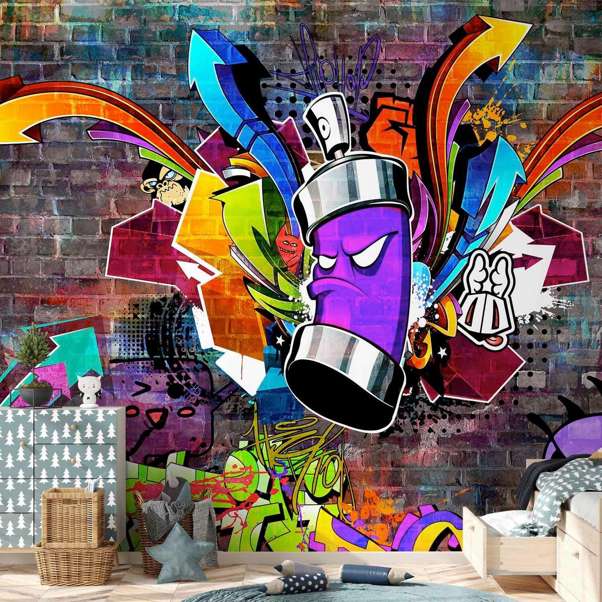 Fototapeta Colourful Attack, 150x105cm - večbarvno, Trendi, tekstil (150/105cm) - artgeist