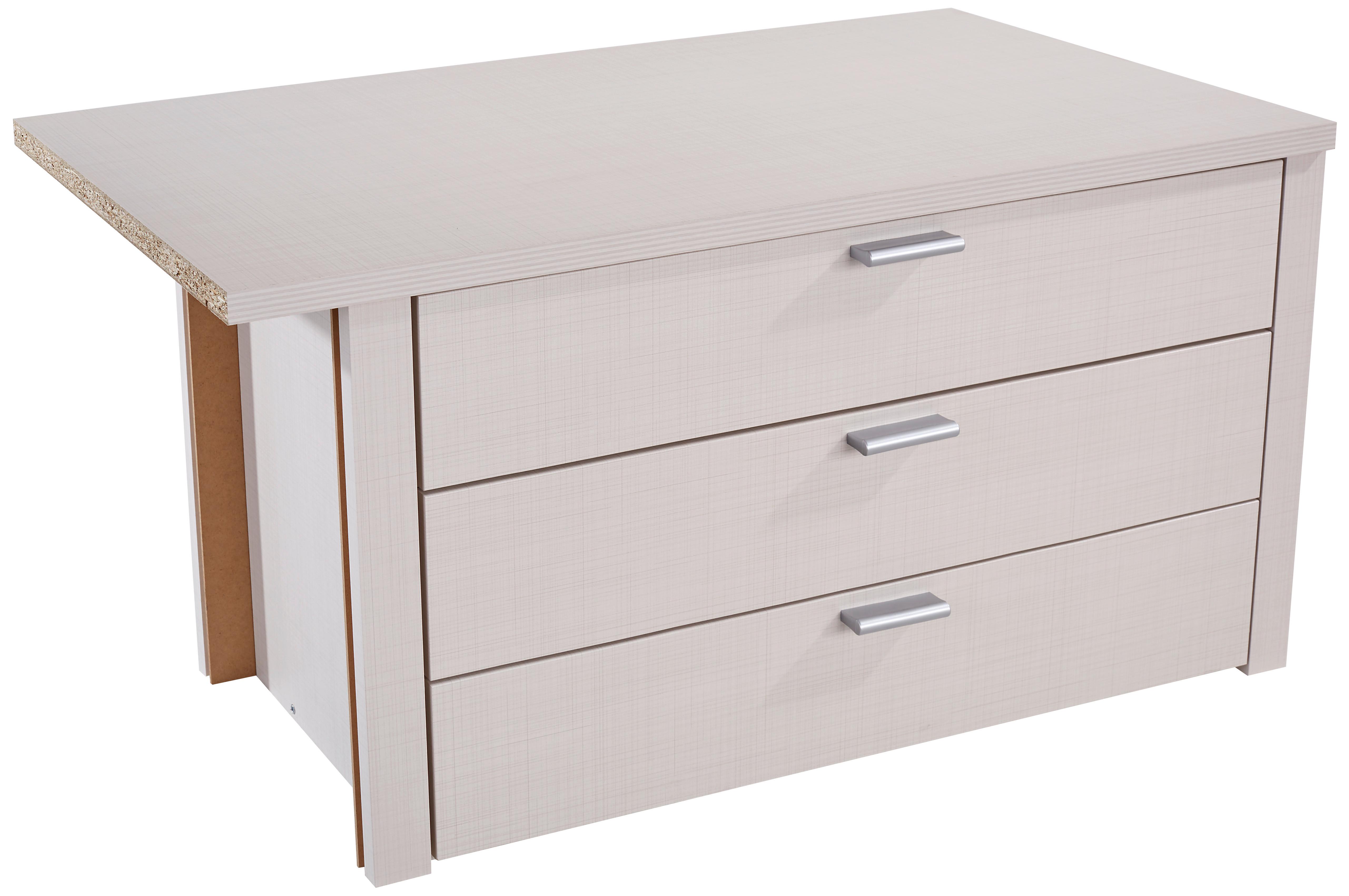 Anexă cu sertare Sonate - gri, Konventionell, material pe bază de lemn (97/45cm) - Premium Living