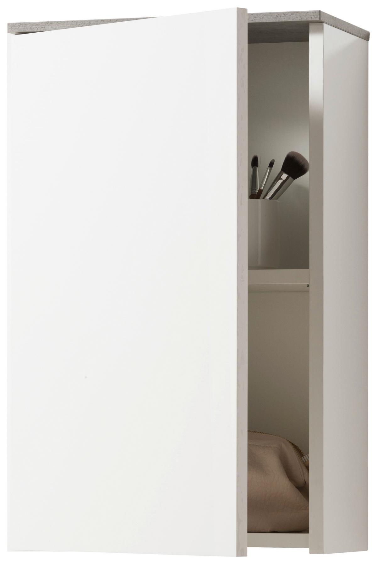 Oberschrank in Weiß - Weiß, MODERN, Holzwerkstoff (40/65/22cm) - Mömax