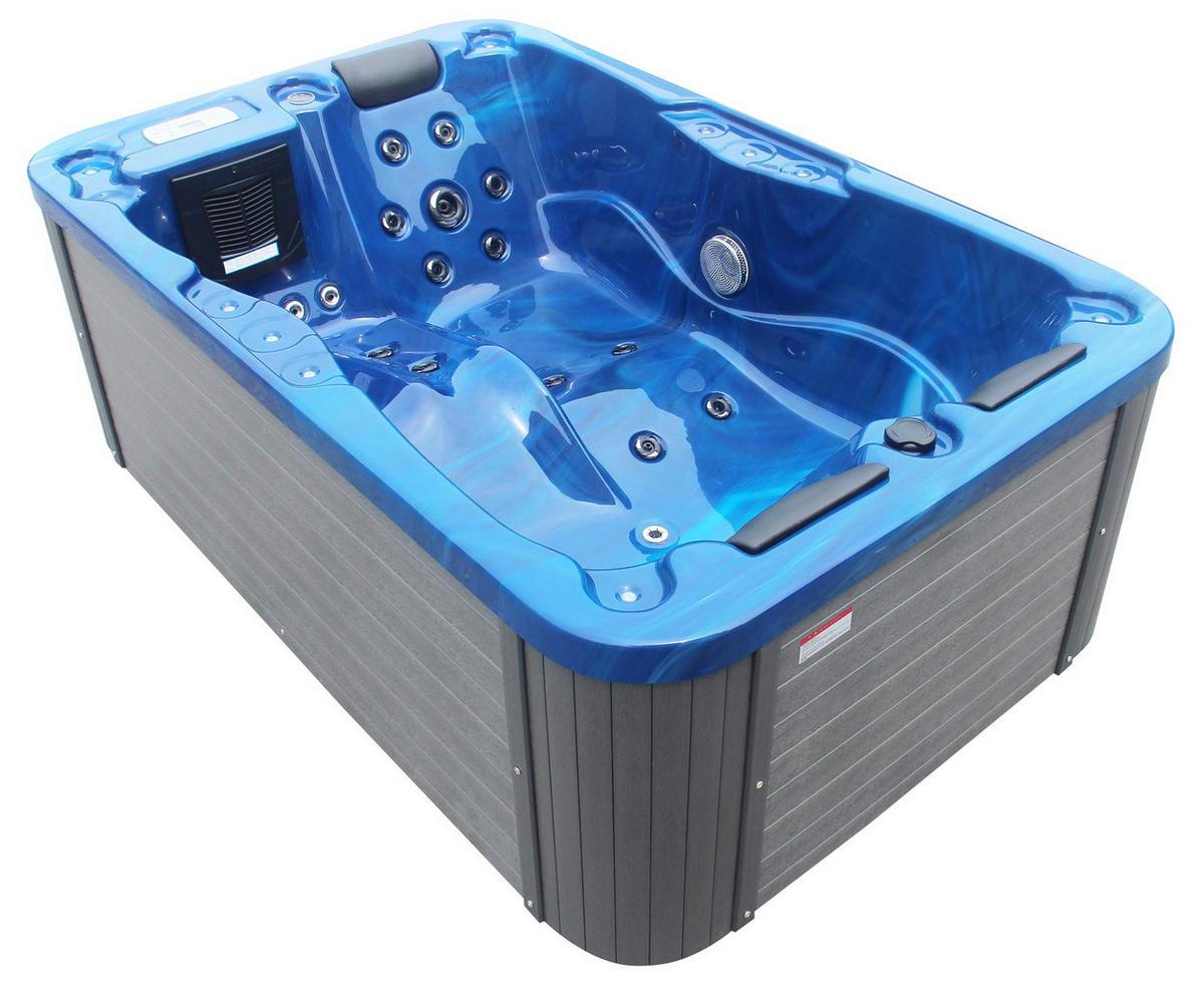 Jacuzzi Thermotetővel Modena - kék, műanyag/fém (205/70/130cm) - Sanotechnik