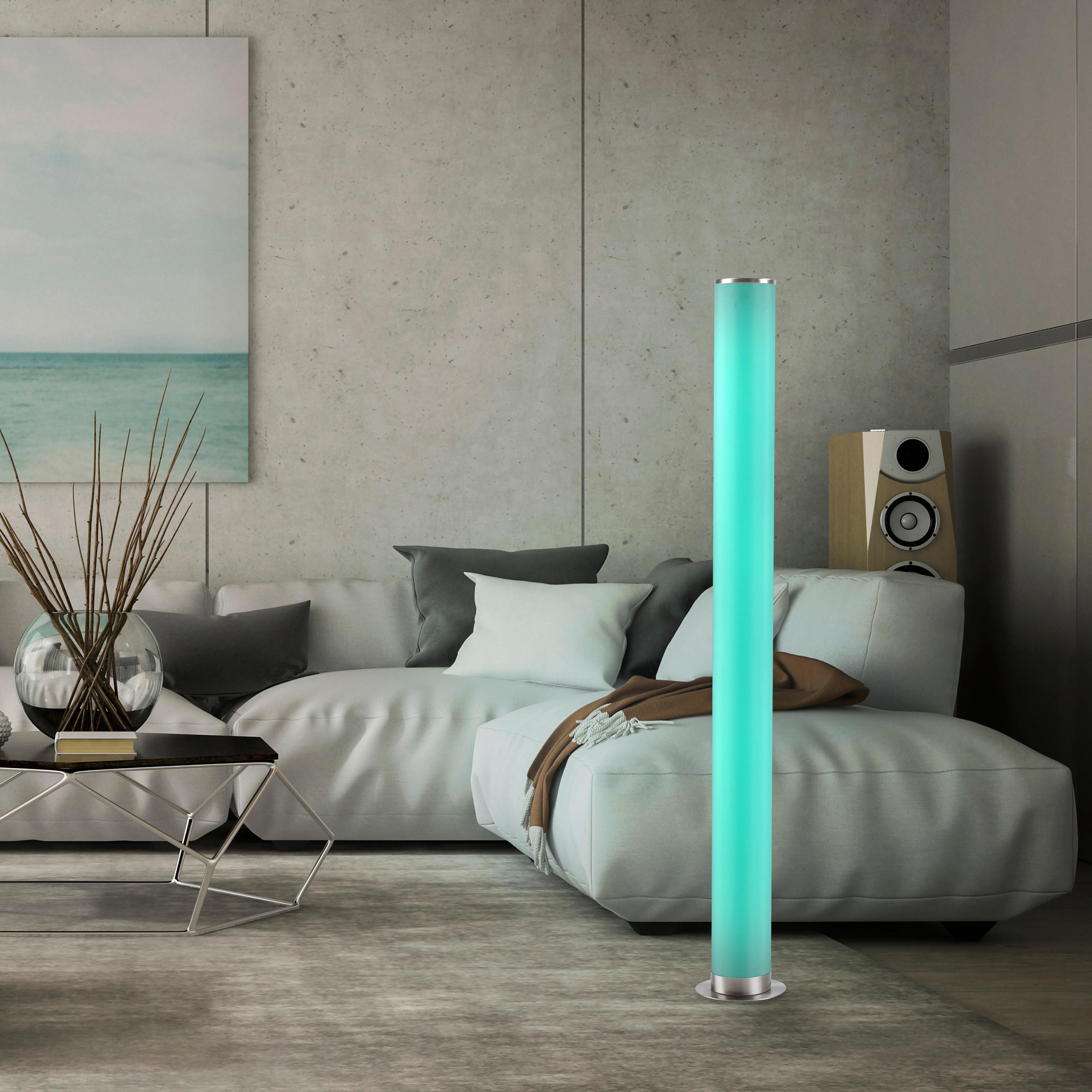 LAMPA STOJĄCA LED RICCO *SBN*SH* - biały, Design, tworzywo sztuczne/metal (10/115cm) - Novel