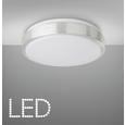 Deckenleuchte Cyber mit Led - Alufarben/Weiß, MODERN, Kunststoff/Metall (33/33/11cm) - Mömax modern living Deckenleuchte Cyber mit Led - Alufarben/Weiß, MODERN, Kunststoff/Metall (33/33/11cm) - Mömax modern living