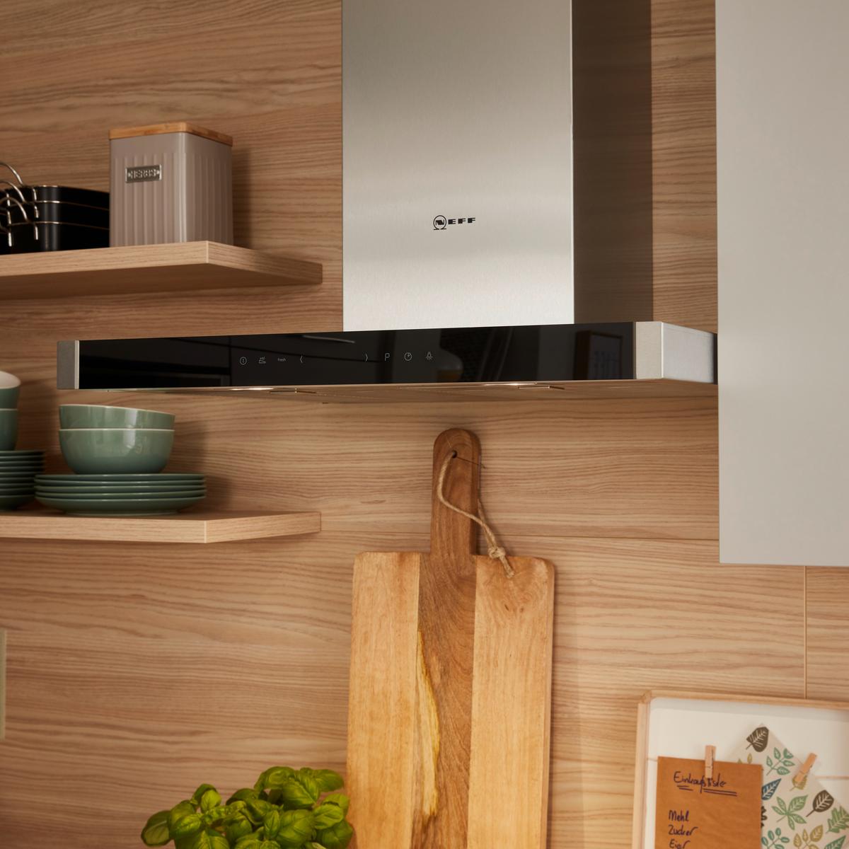 Kuhinja Po Meri Manhattan Uni - platinaste barve/srebrne barve, Moderno, leseni material (230/295cm) - Nolte Küchen