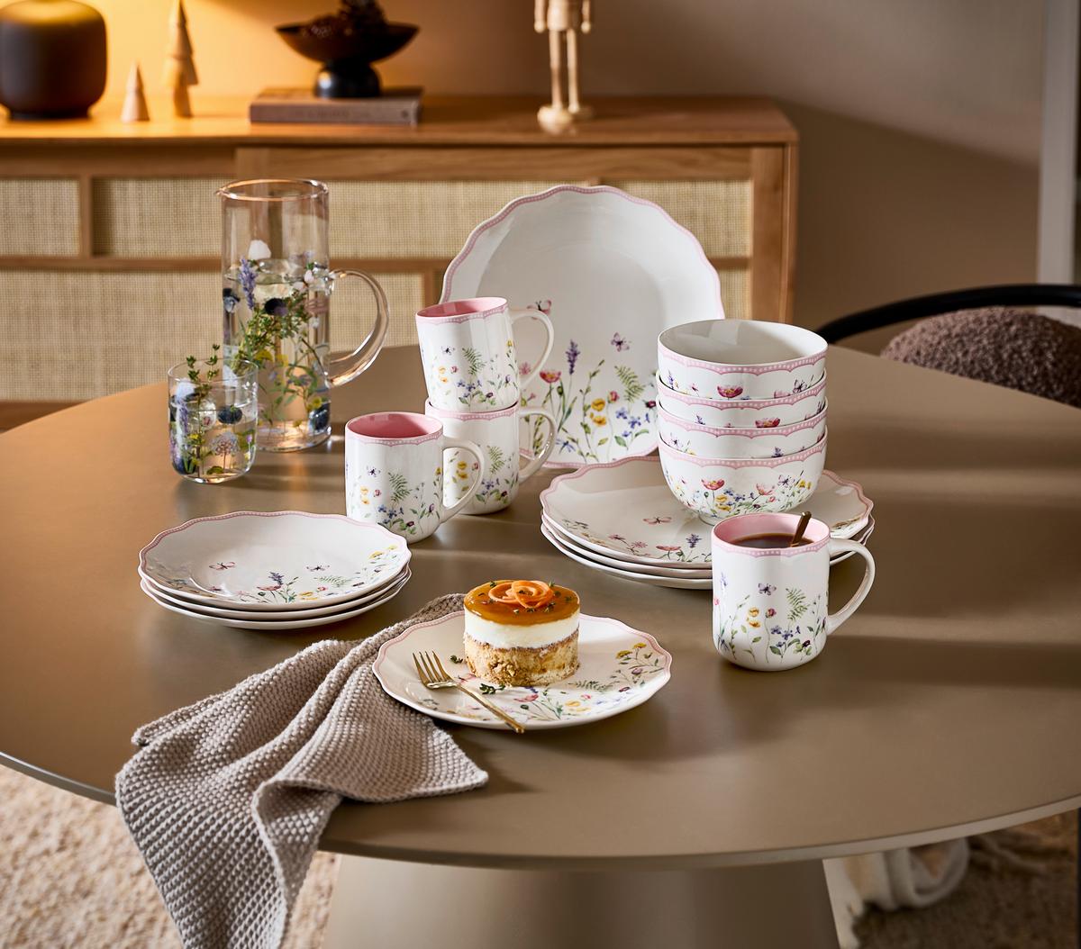 SERWIS OBIADOWO-ŚNIADANIOWY COLORFUL SPRING - różnokolorowy, Lifestyle, ceramika - Landscape