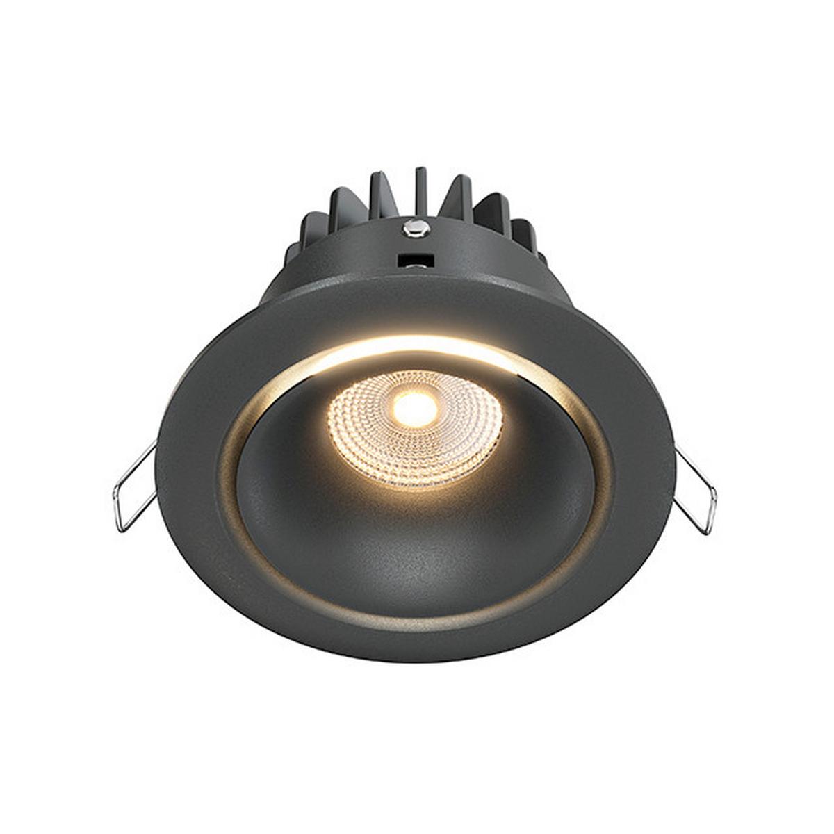 LED-Spot Yin Schwarz max. 12 Watt - Schwarz, Trend, Metall (9,8/7,5cm) - MAYTONI