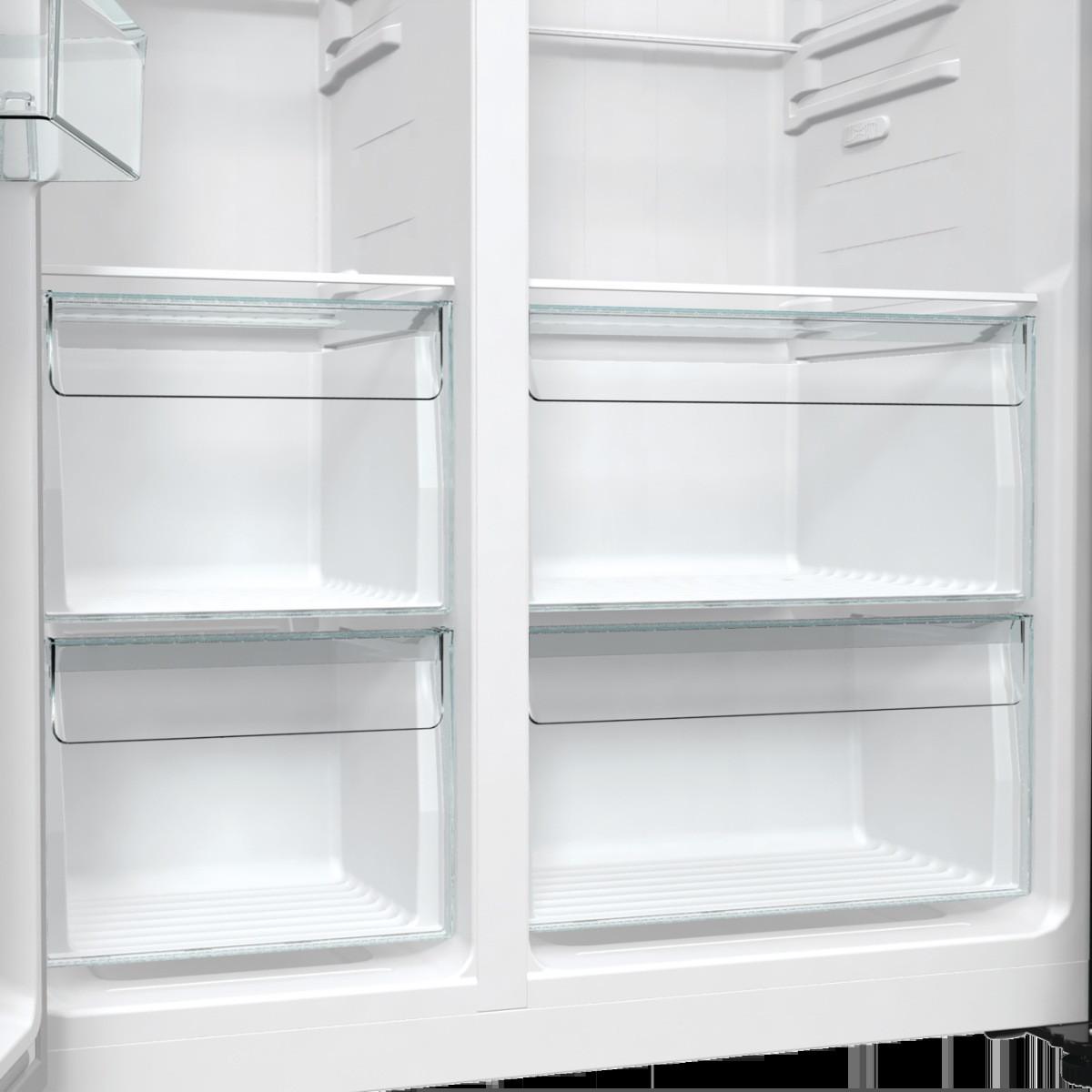 Kühl-Gefrier-Kombination NRR9185EABXLWD Schwarz - Schwarz, MODERN (91,5/178,6/67cm) - Gorenje
