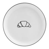 Desszertes Tányér Belgic Lightness - fekete/fehér, Modern, kerámia (17,5/2,1cm) - Mömax