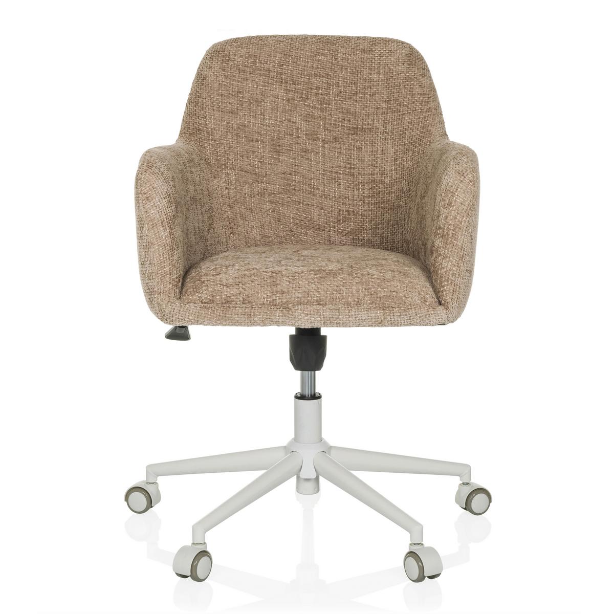 Vrtljivi Stol Solao Home, Bež - bela/bež, Moderno, kovina/umetna masa (58/78/60cm) - MID.YOU
