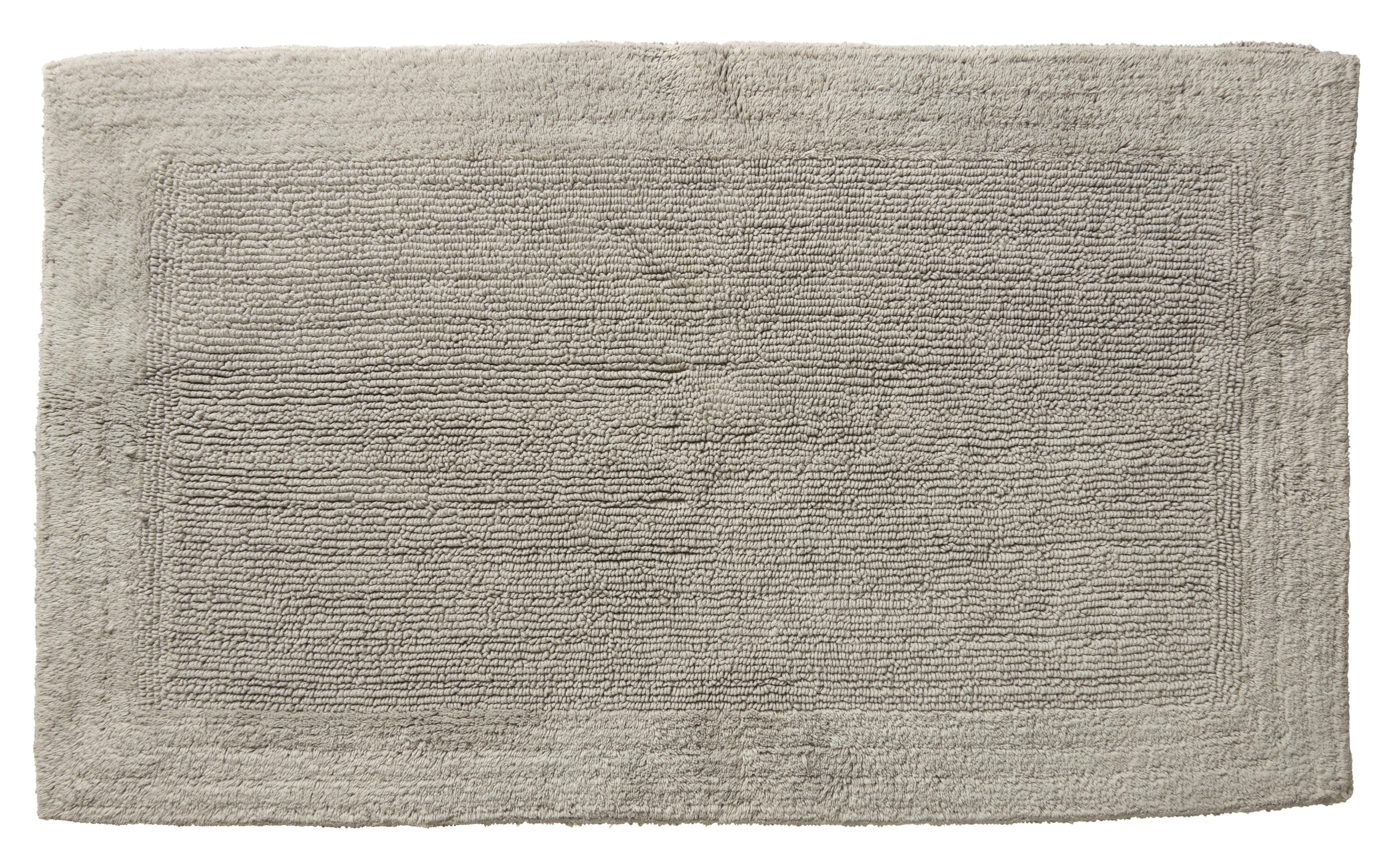 BADRUMSMATTA KAREN - ljusgrå, Klassisk, textil (60/100cm) - Premium Living