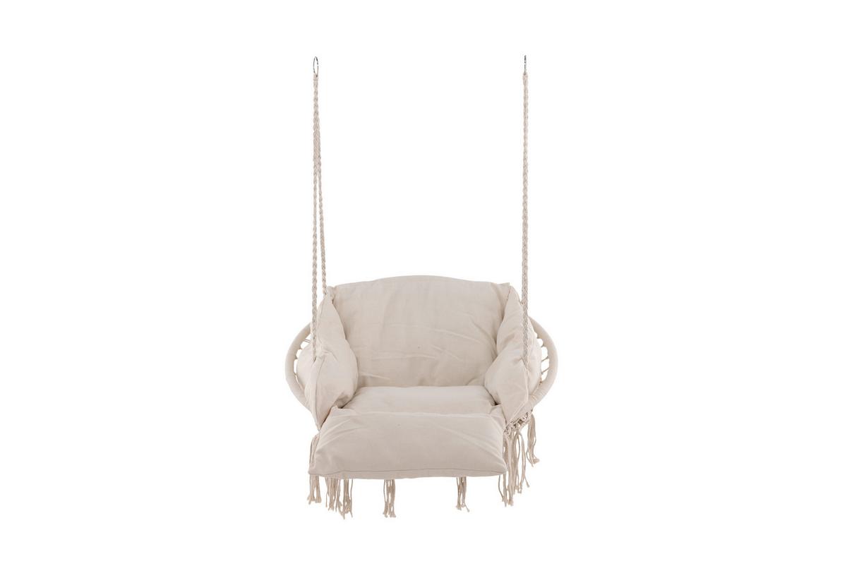 HÄNGESESSEL HAMTIC - Weiß, KONVENTIONELL (80/90/60cm) - Gardenson