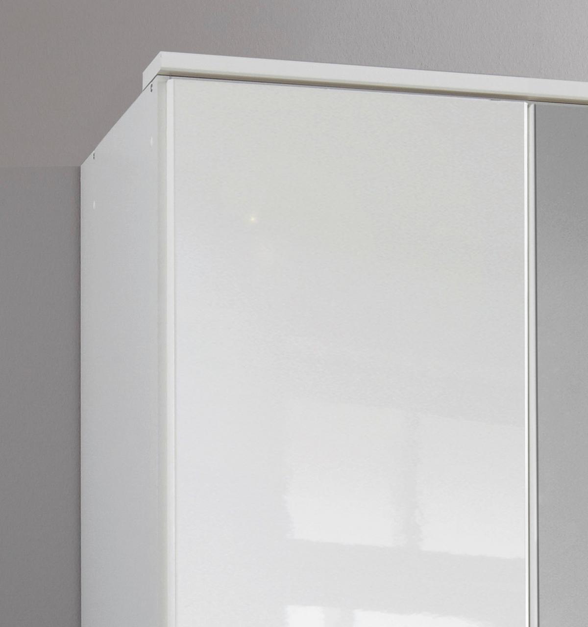 Ormar S Klasičnim Vratima Clack - bijela/srebrne boje, Basics, drvni materijal (91/199/58cm) - Modern Living