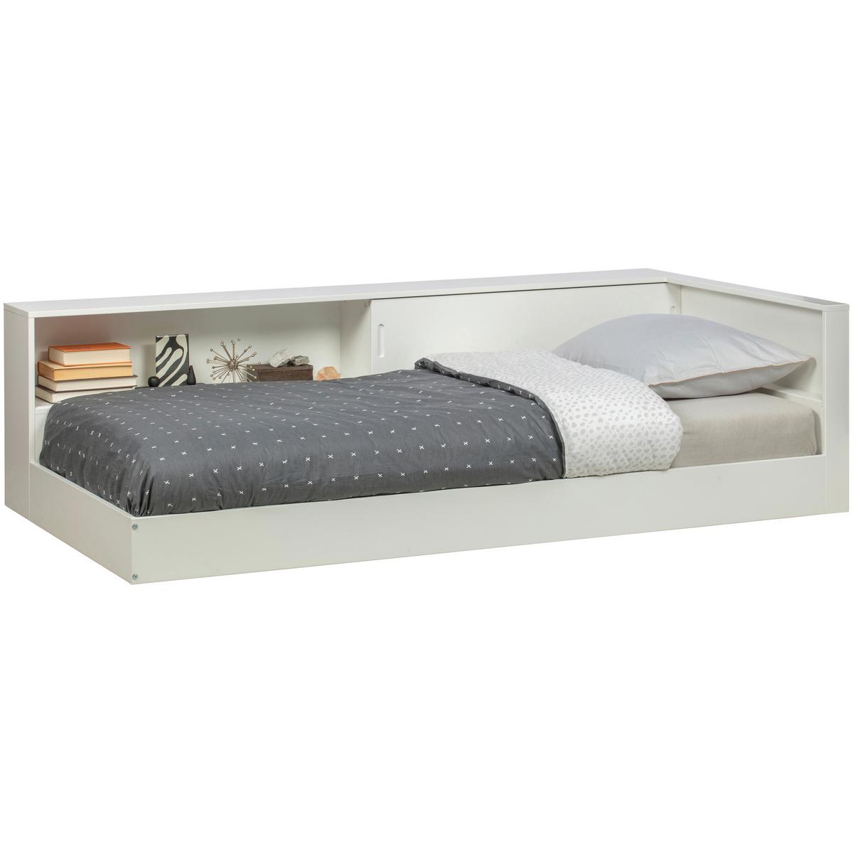Bett Connect Weiß - Weiß, Design, Holz (90/200cm) - Livetastic
