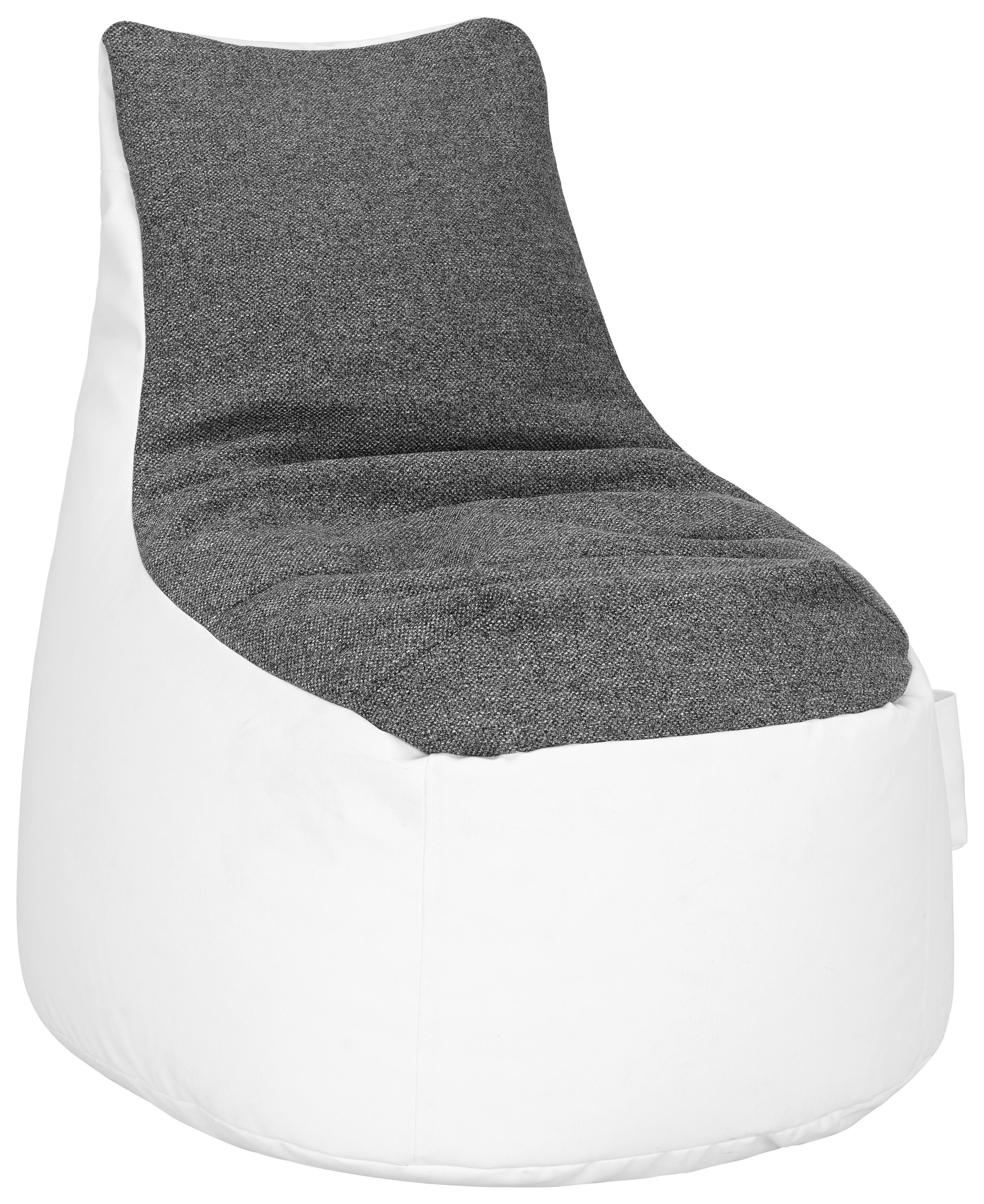 Sitzsack in Weiß und Grau online bestellen