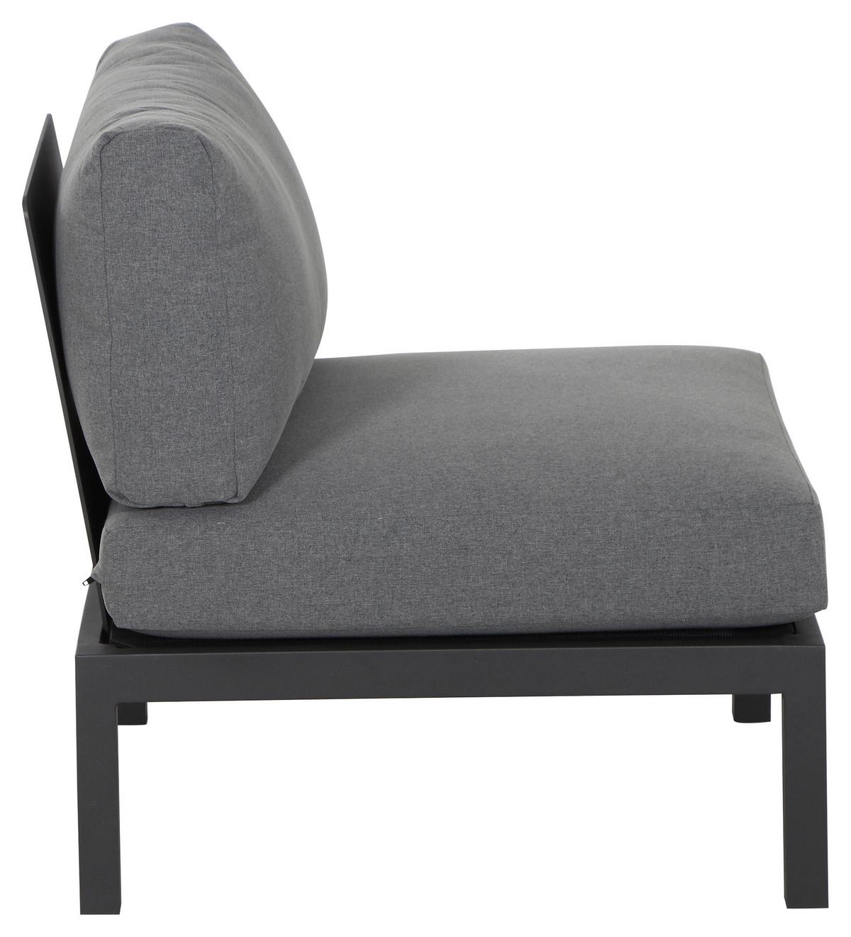 LOUNGESESSEL H16563 - Anthrazit, MODERN, Metall (70/70/84cm) - Siena Garden