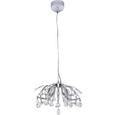 Pendelleuchte Antoinette 12-flammig - Chromfarben, MODERN, Glas/Metall (50/98cm) - Premium Living Pendelleuchte Antoinette 12-flammig - Chromfarben, MODERN, Glas/Metall (50/98cm) - Premium Living