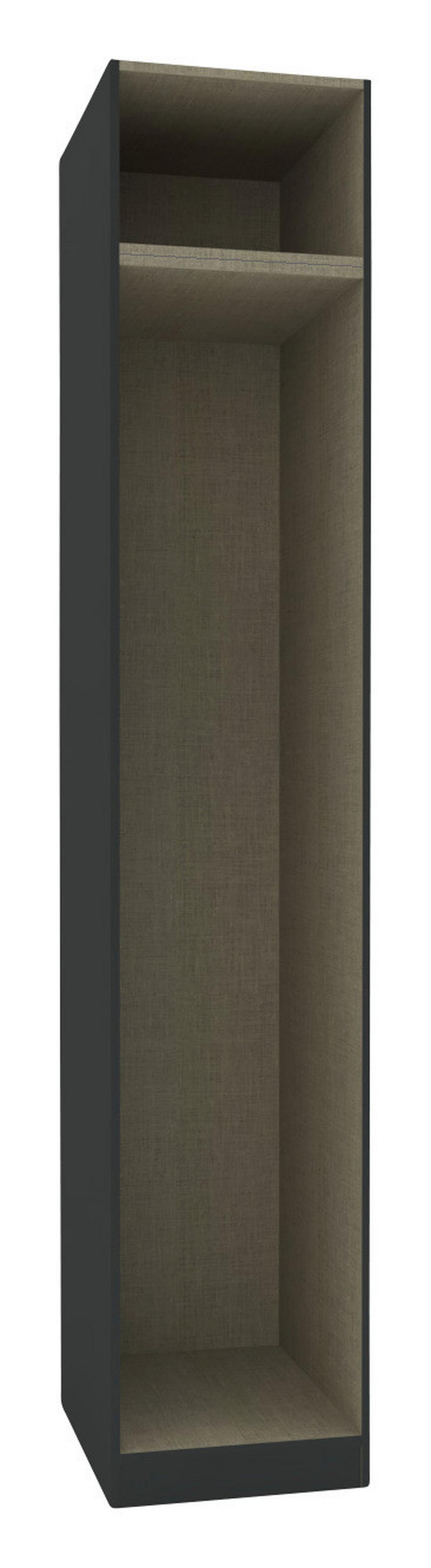 Kleiderschrankkorpus "UNIT" in Anthrazit - Anthrazit, Modern, Holzwerkstoff (45,6/242,2/56,5cm) - Based