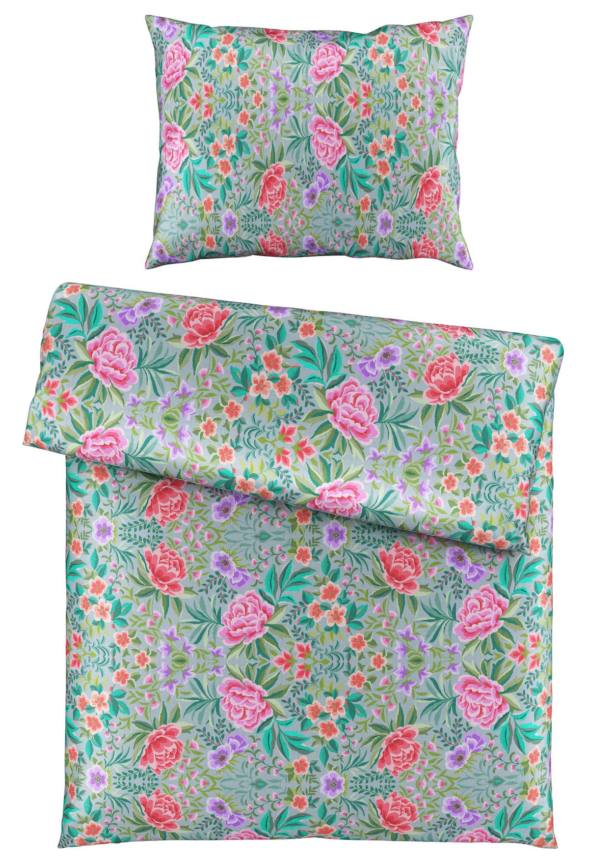 Bettwäsche Vivien Multicolor ca. 140x200cm - Multicolor, ROMANTIK / LANDHAUS, Textil (140/200cm) - Mömax