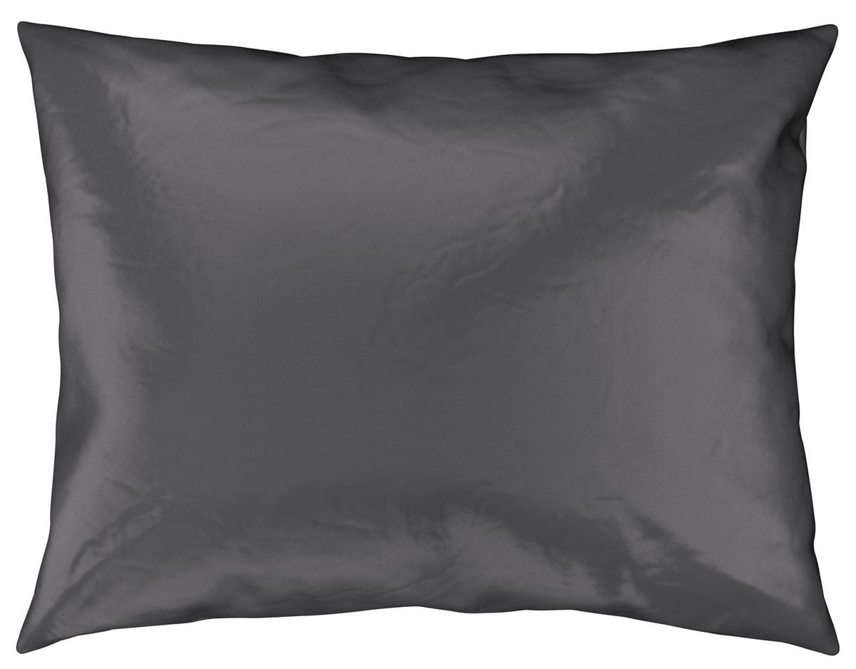 Bettwäsche Bio-Sophia Uni Anthrazit ca. 140x200cm - Anthrazit, Natur, Textil (140/200cm) - ecoTree