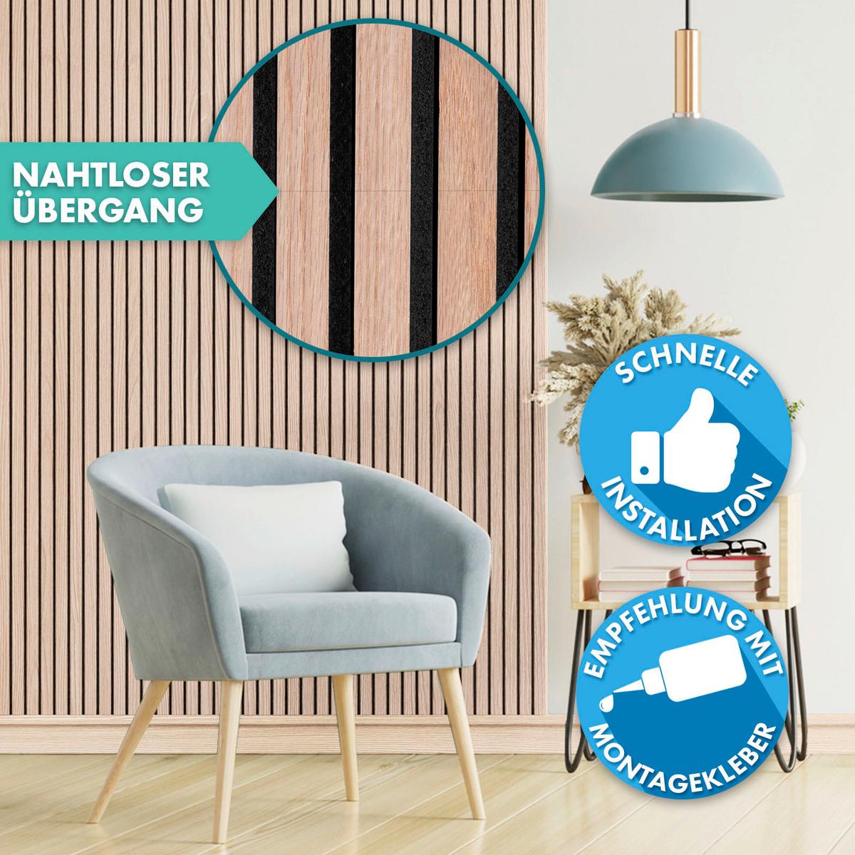 Akustikpaneel Braun - Braun, Basics, Holzwerkstoff (60/60cm) - Floordirekt