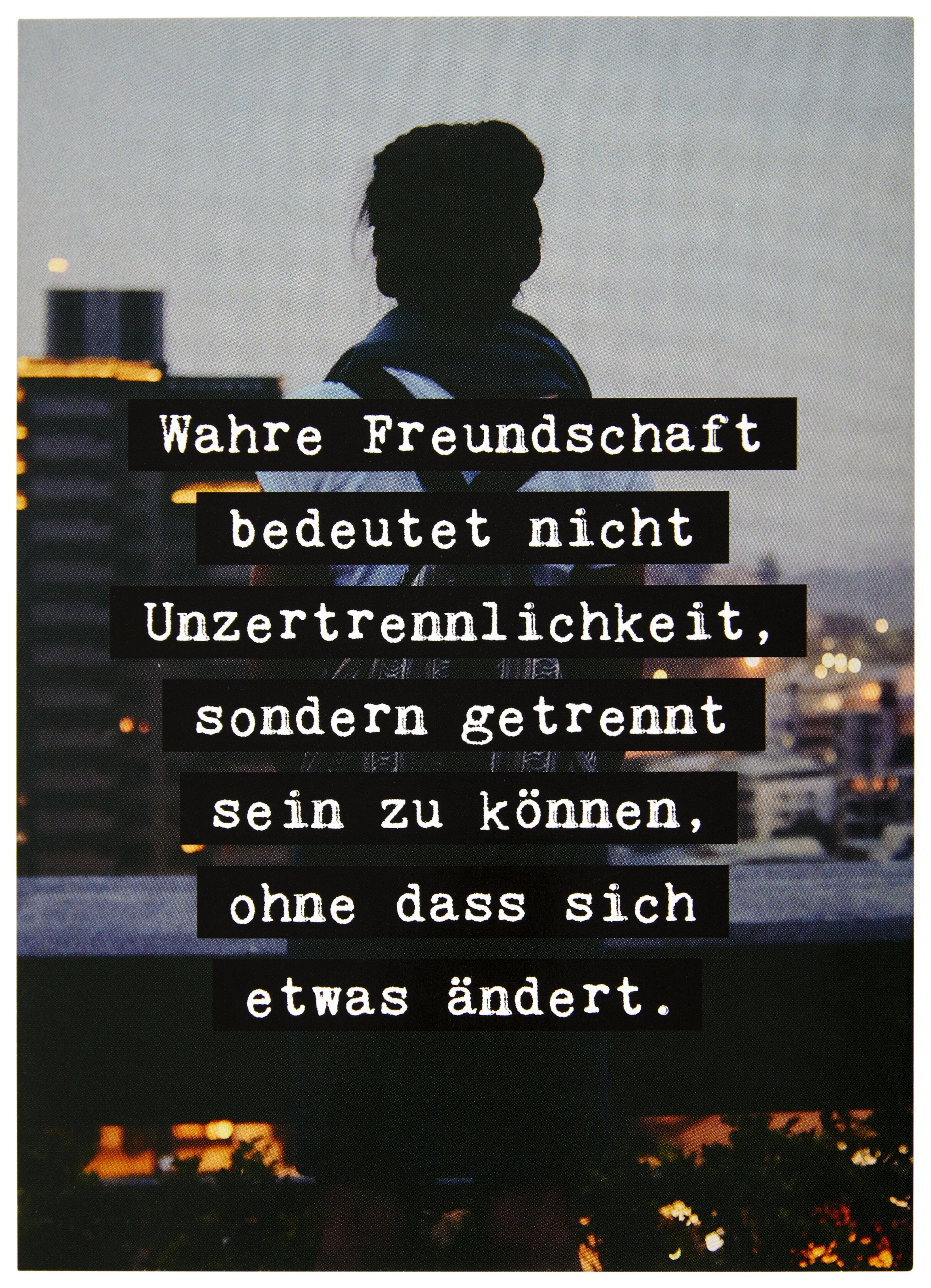 Postkarte Statements in Schwarz - Multicolor, Papier (10,5/14,8cm) - VS Visual Statements