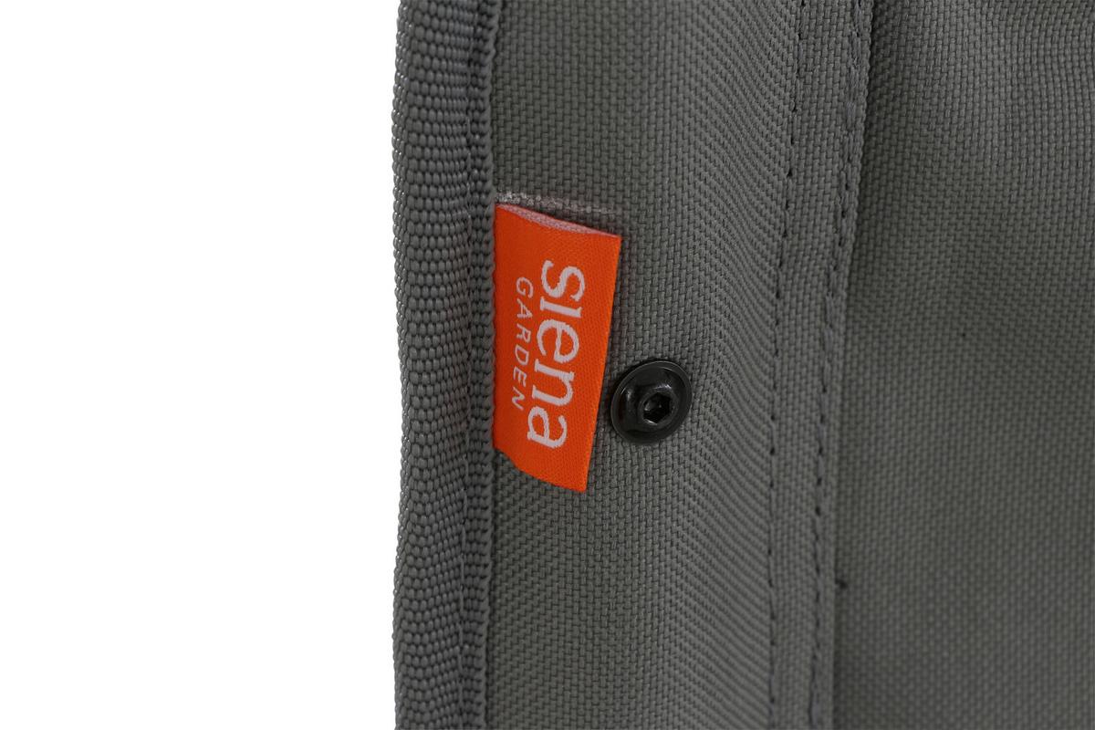 Campingsessel Faltbar M51747 mit Tragetasche - Anthrazit/Grau, KONVENTIONELL, Textil/Metall (90/96/61cm) - Siena Garden