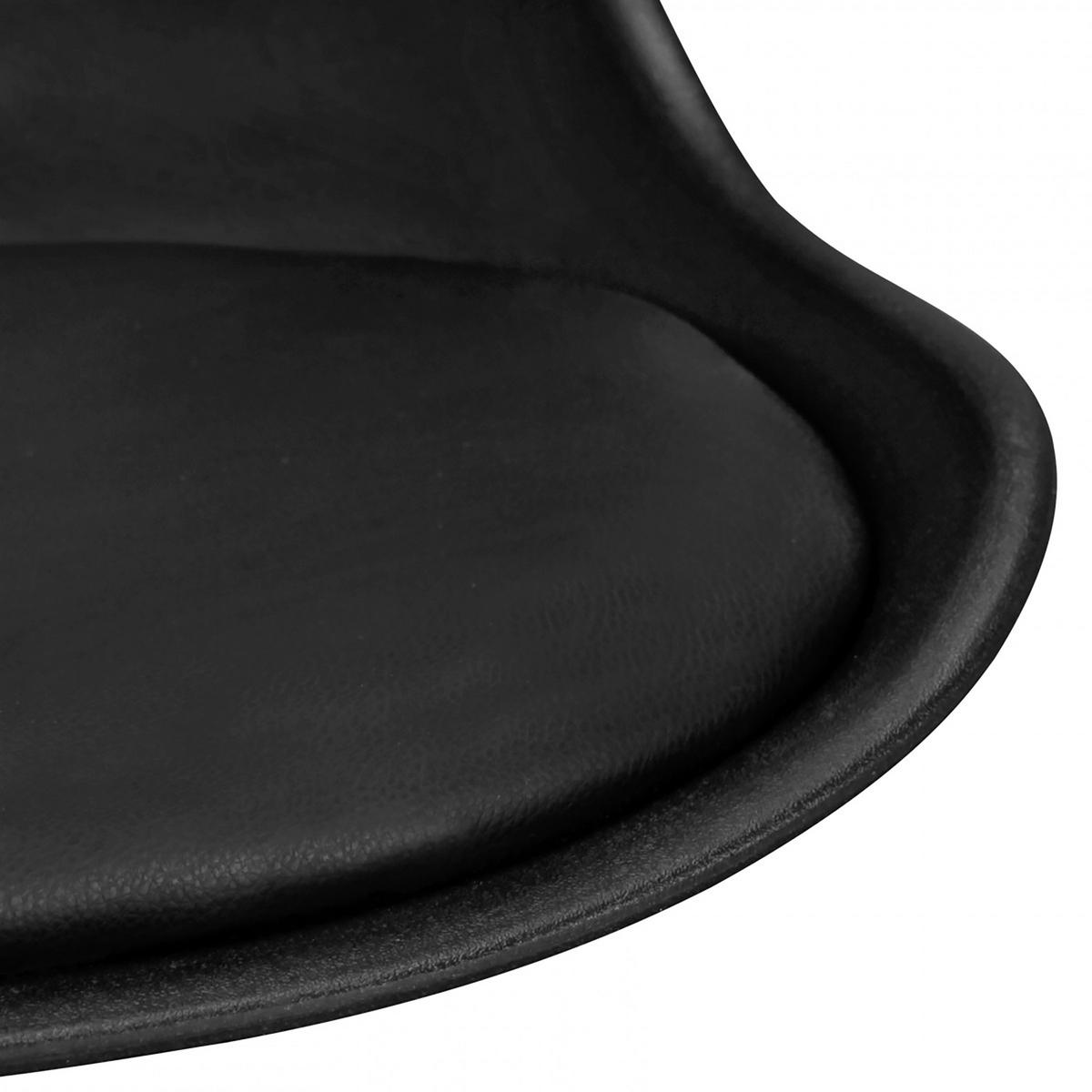 Mladinski Vrtljivi Stol Korsika - barve kroma/črna, Moderno, kovina/tekstil (46/88/46cm) - MID.YOU