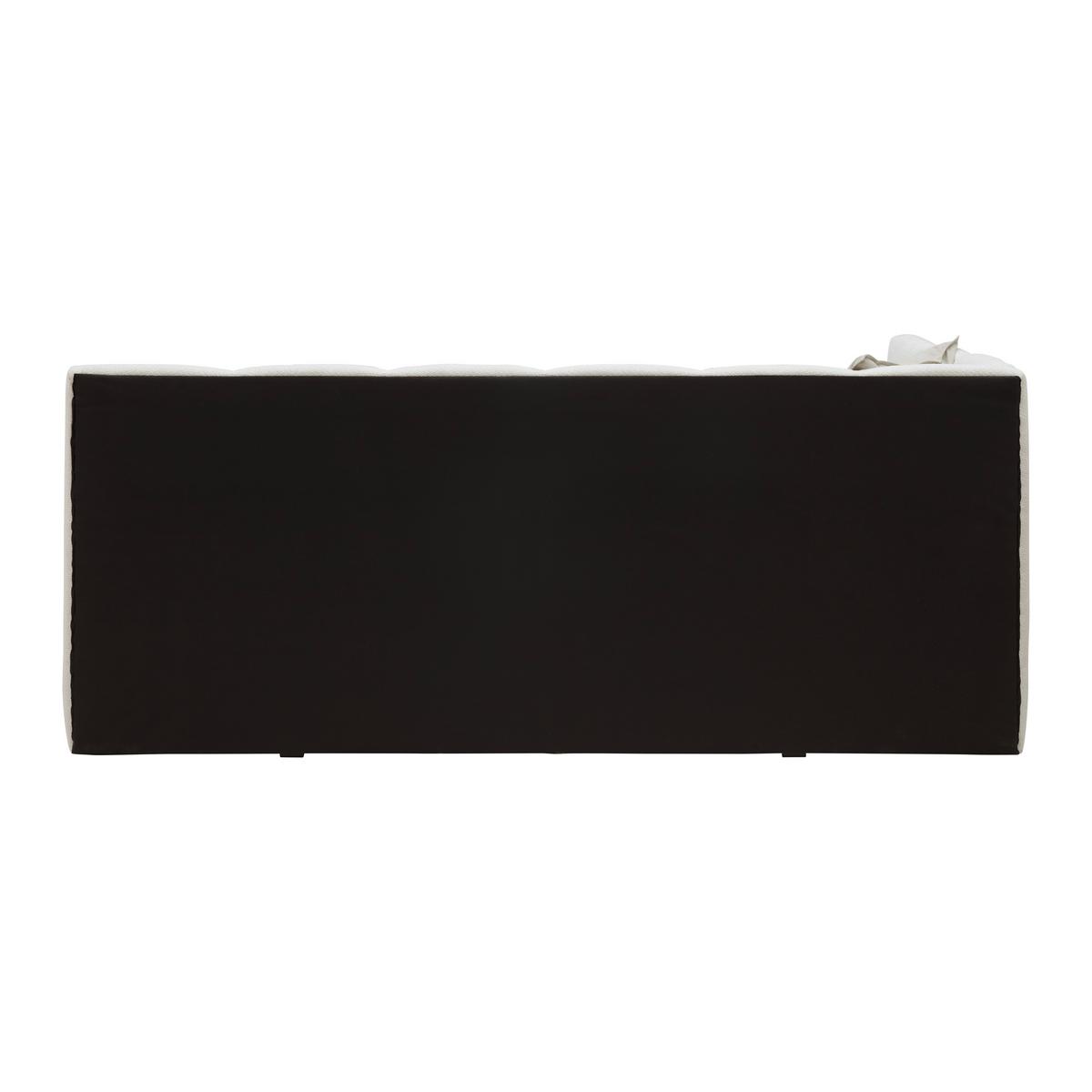 Bett Luna Beige ca. 100x200cm - Beige/Schwarz, MODERN, Holz/Kunststoff (100/200cm) - Mömax